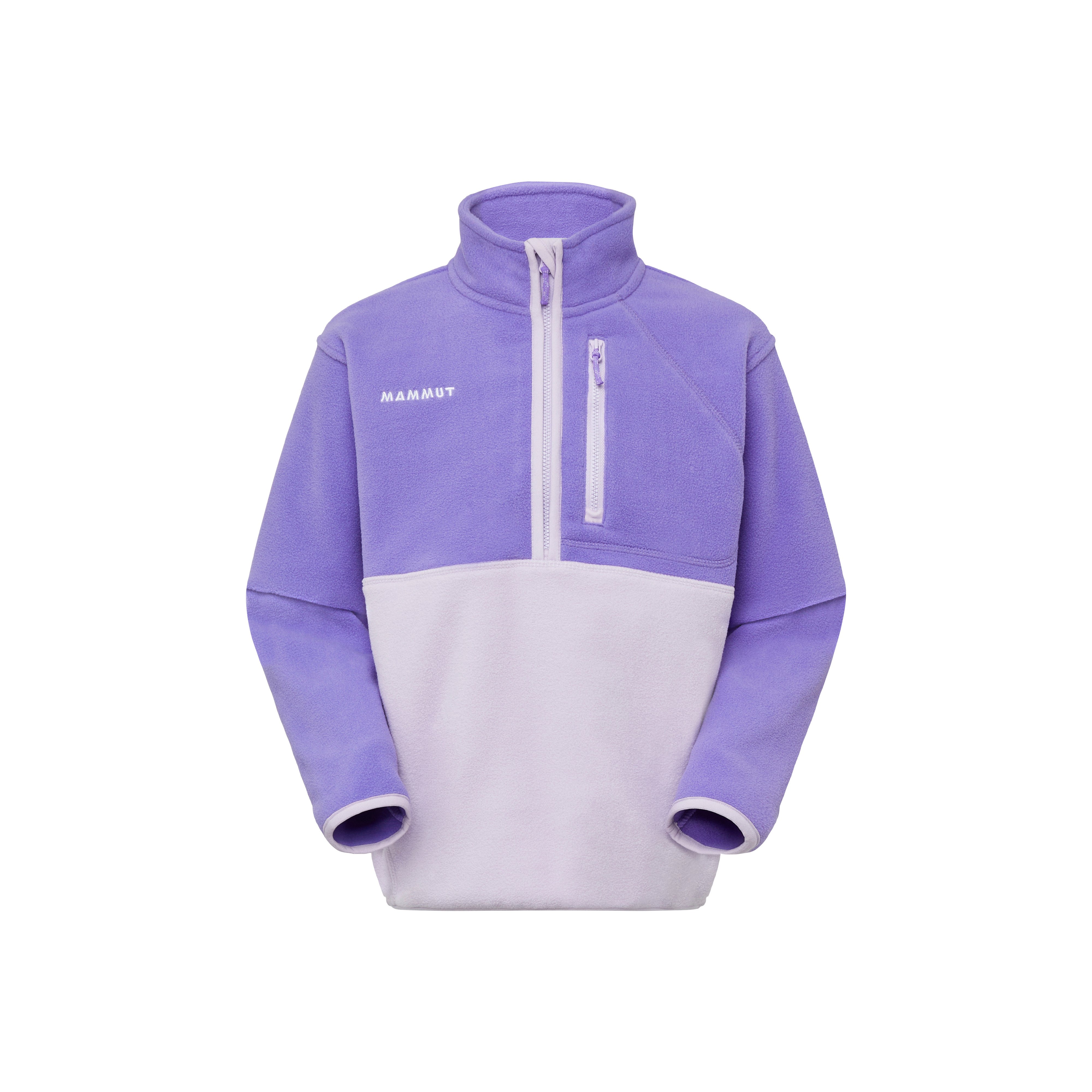 Mammut Waymarker ML Half-Zip Pull Kids - Holunder-acacia/Mammut red-dark mammut red/Lavandin-aster/Paloja-dark mammut red/Willow-marsh/Nebla-tschiel - Thumbnail