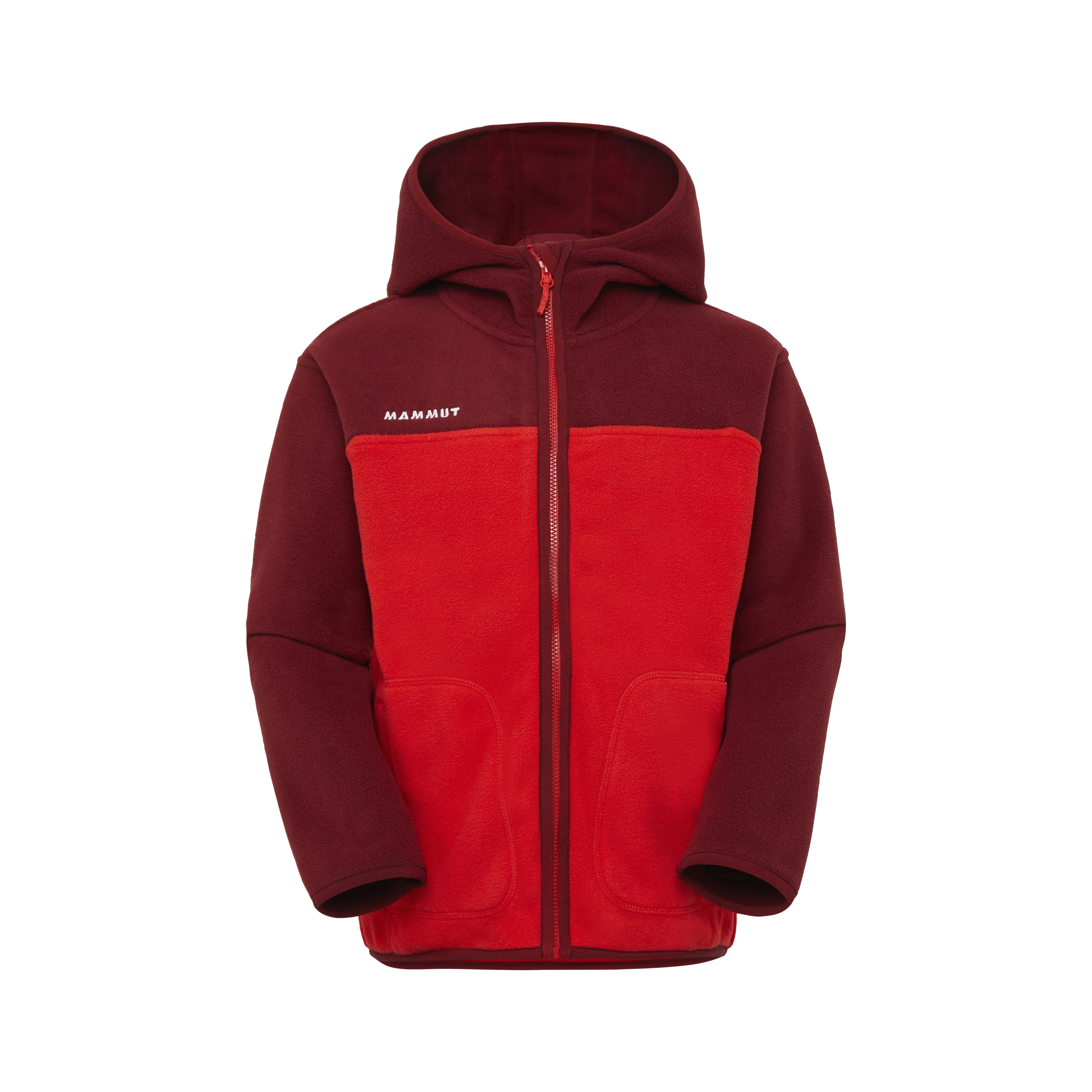Mammut Waymarker ML Hooded Jacket Kids, mammut red-dark mammut red - Mammut red-dark mammut red - Thumbnail