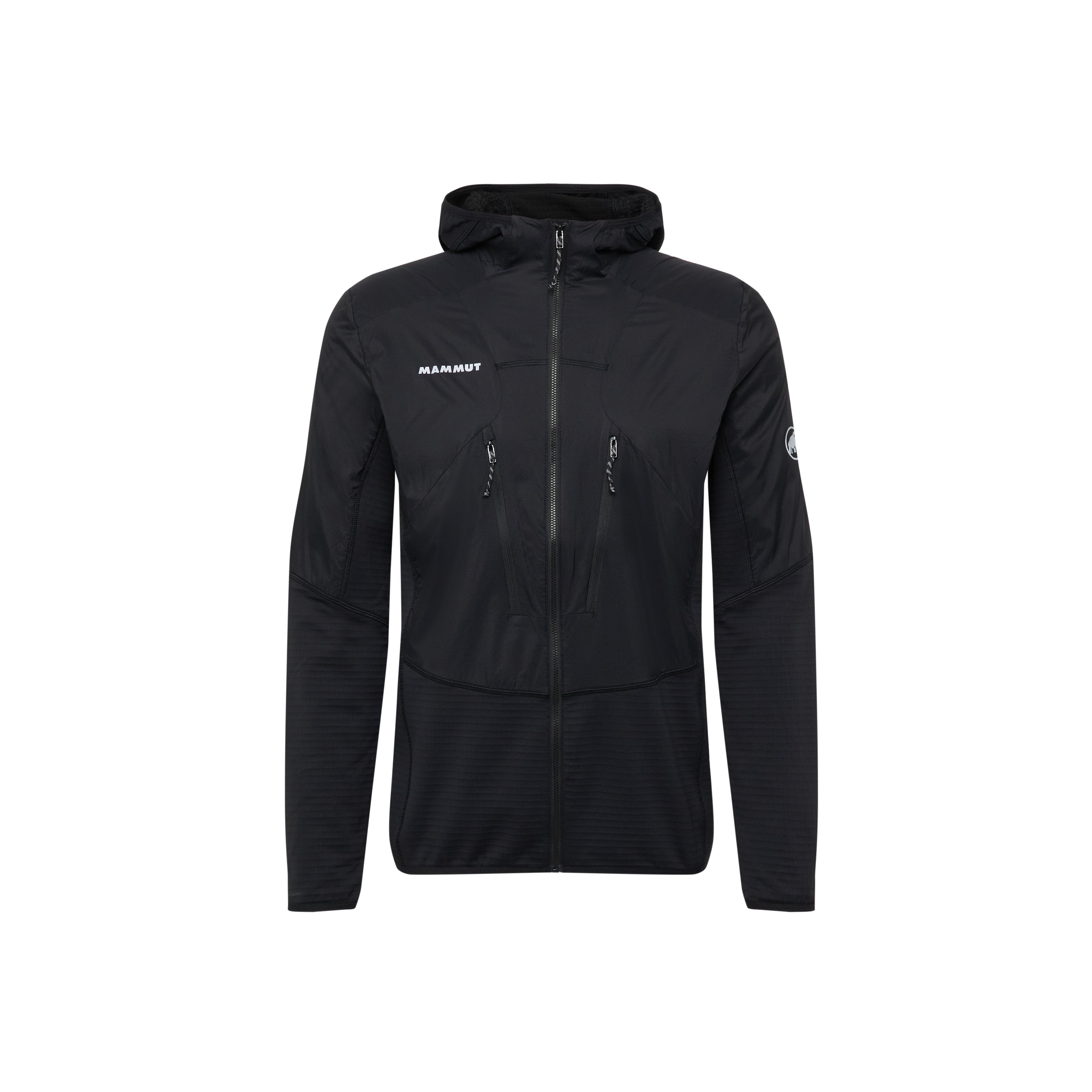Mammut Aenergy ML Hybrid Hooded Jacket Men - Black/Strata-nebla/Holunder-acacia/Dark mammut red-mammut red/Baselgia/Lag/Tschiel - Thumbnail