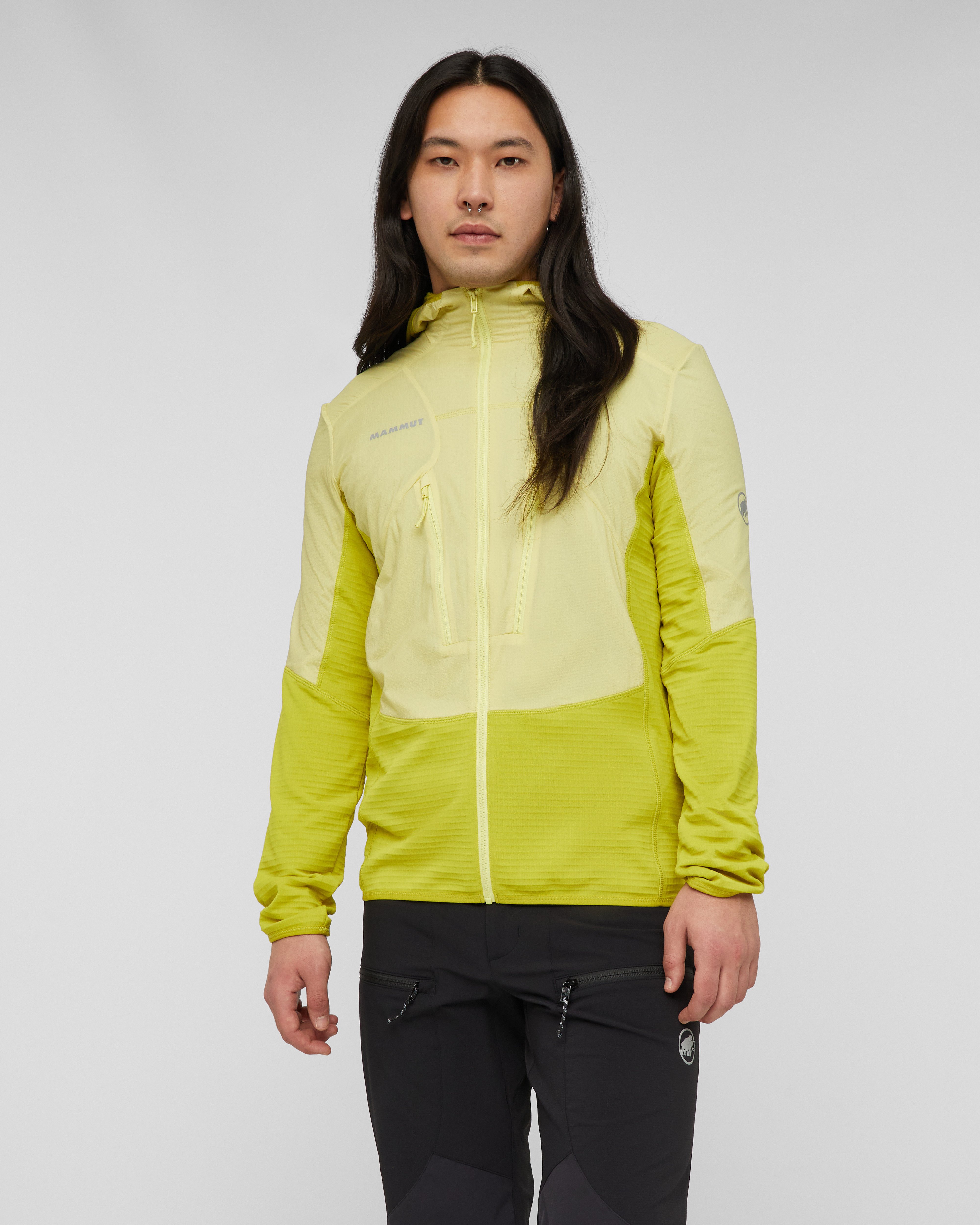 Mammut Aenergy ML Hybrid Hooded Jacket Men, holunder-acacia - Holunder-acacia - Model front view