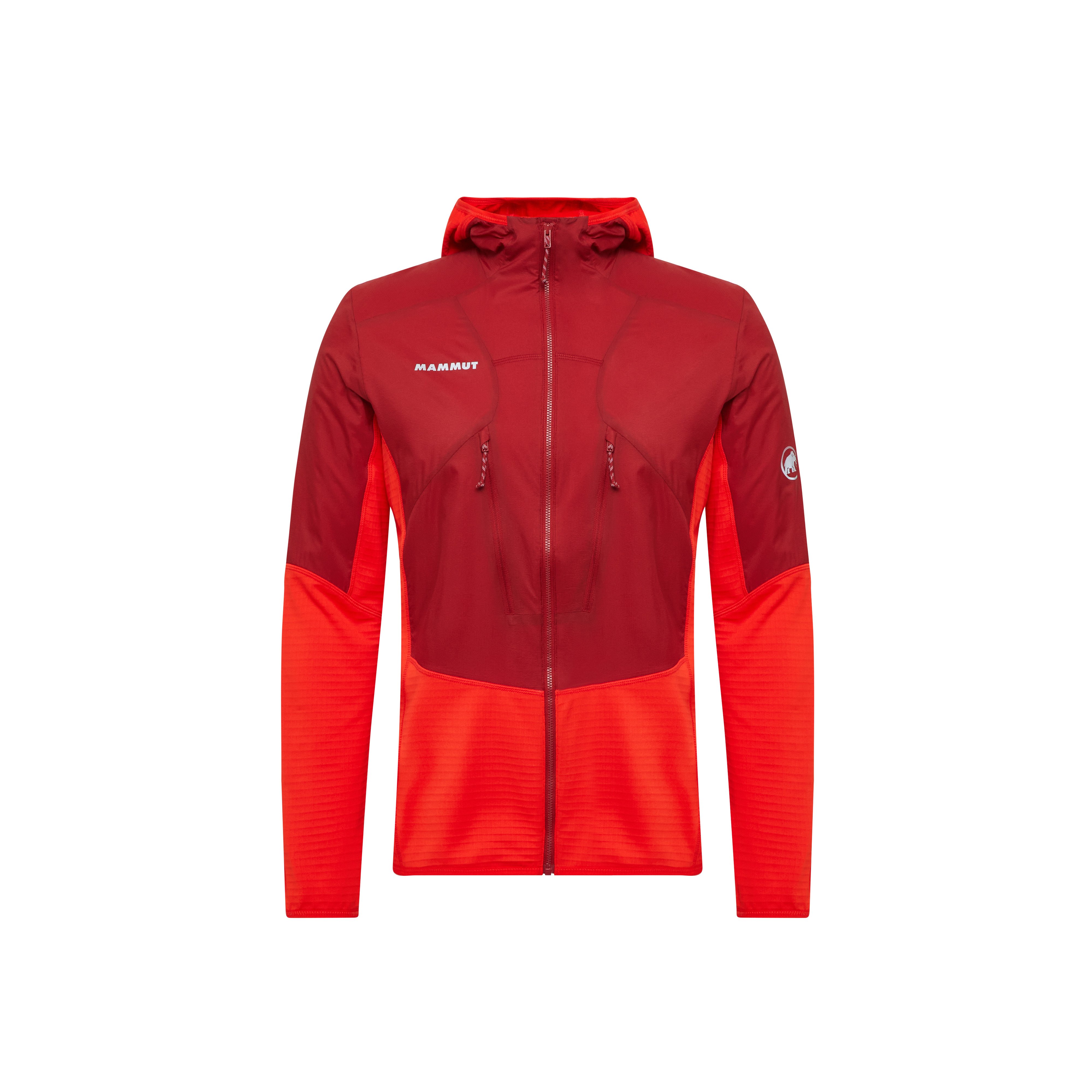 Mammut Aenergy ML Hybrid Hooded Jacket Men - Black/Strata-nebla/Holunder-acacia/Dark mammut red-mammut red/Baselgia/Lag/Tschiel - Thumbnail