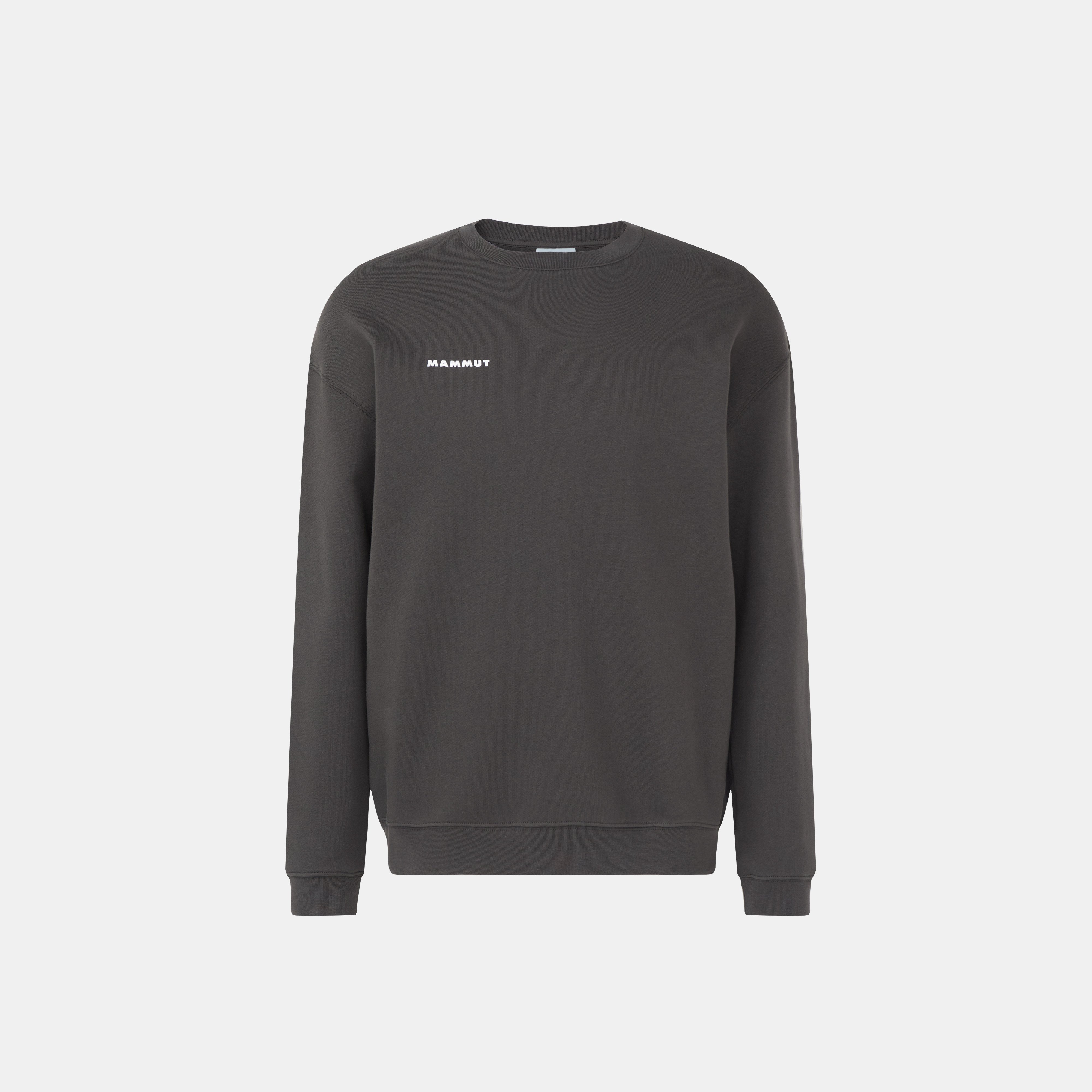 Mammut Mammut Base ML Crew Neck Men Mini Logo, gabbro - Gabbro - Main image