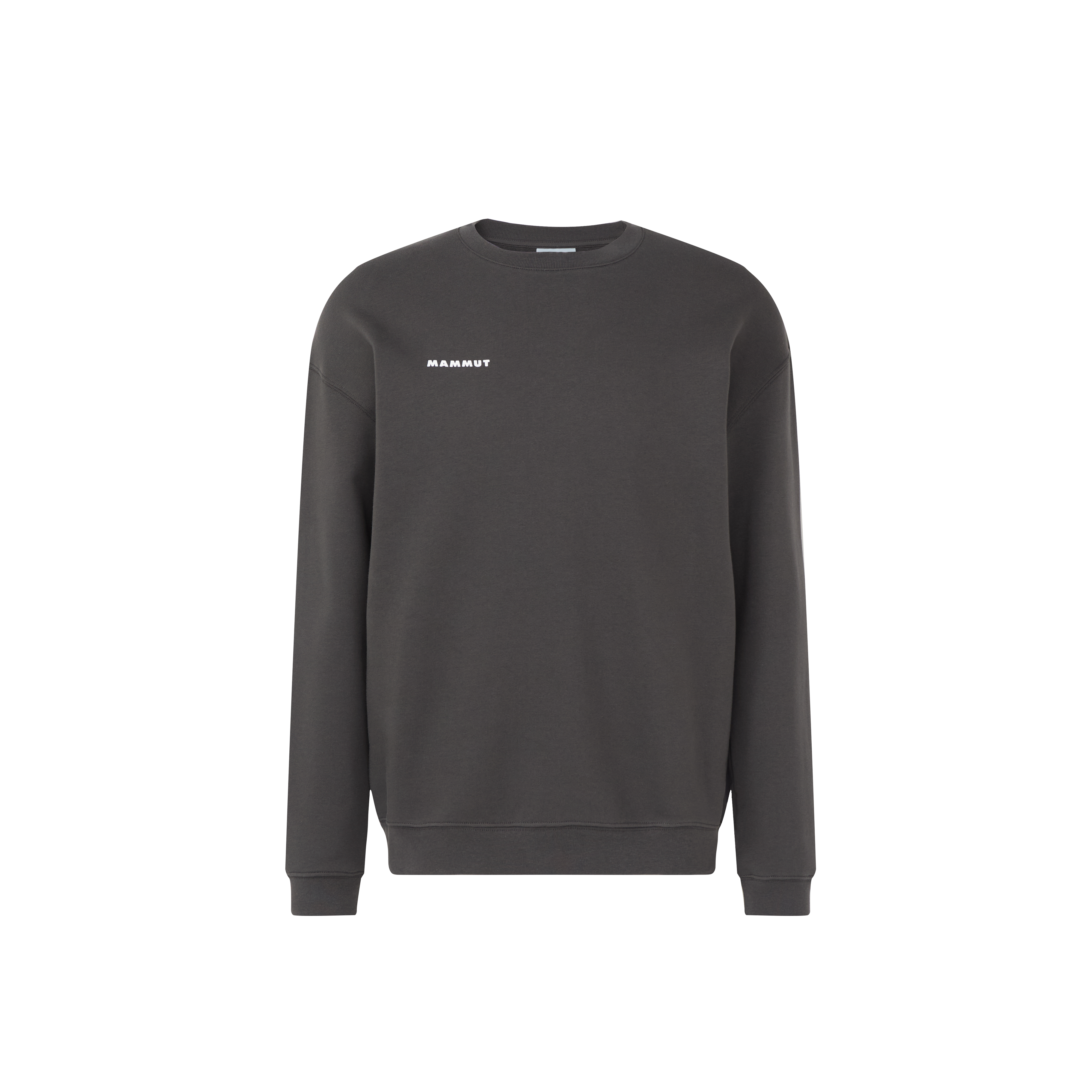 Mammut Mammut Base ML Crew Neck Men Mini Logo, gabbro - Gabbro