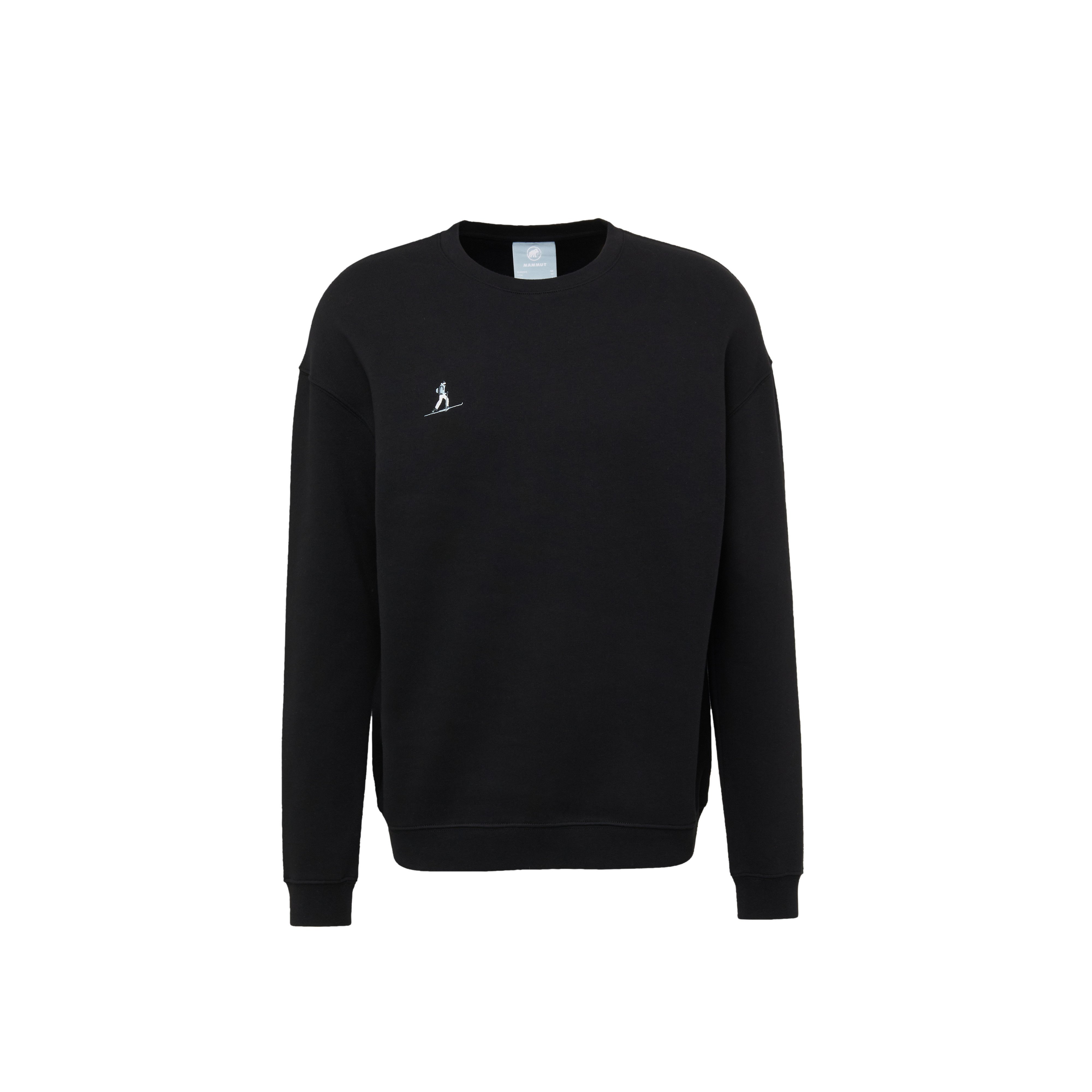 Mammut Mammut Base ML Crew Neck Men Ski Tour - Black/Soil/Tschiel - Thumbnail