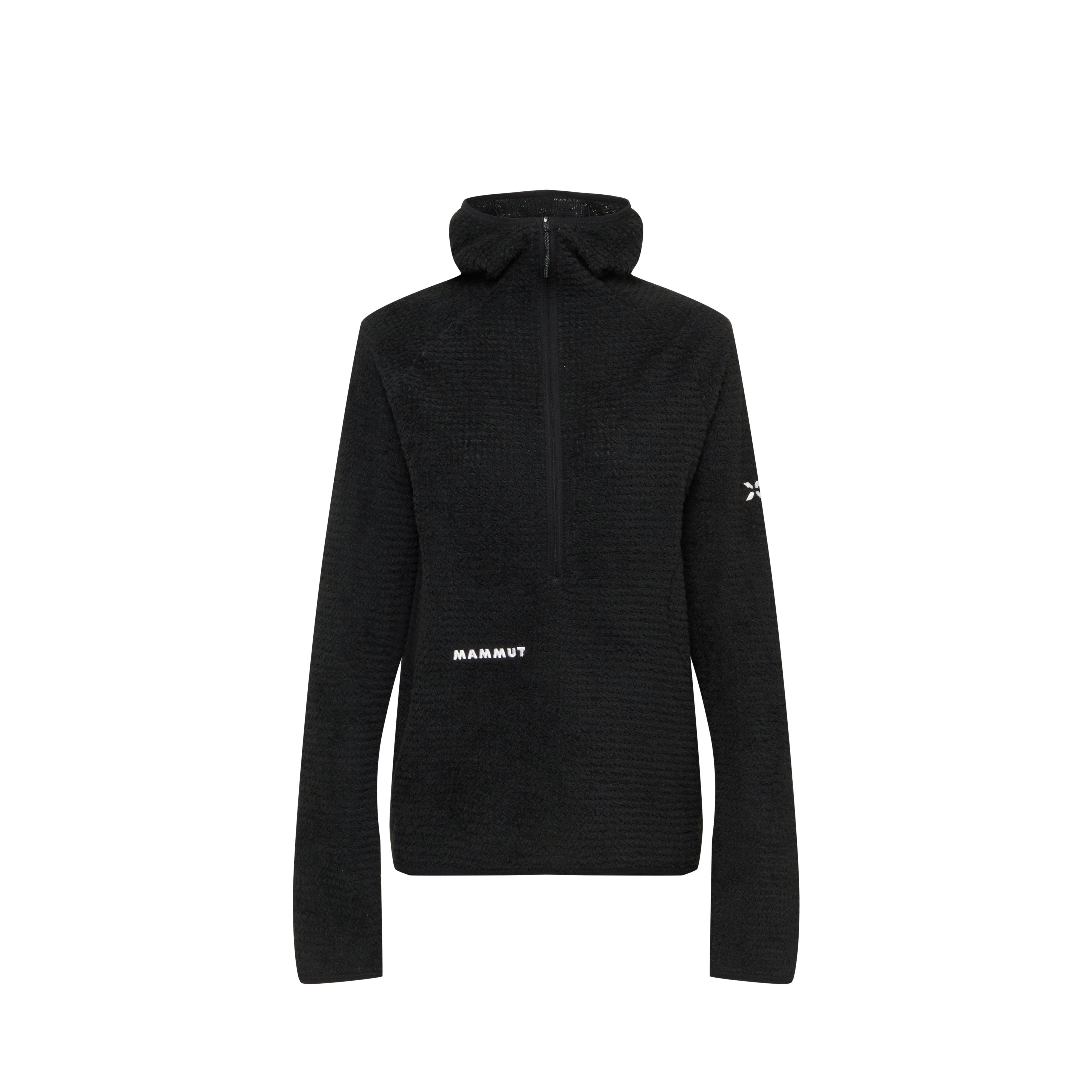 Mammut Eiger Free ML Air Half Zip Hoodie Women - Black/Eiger orange/Baselgia/Nebla - Thumbnail