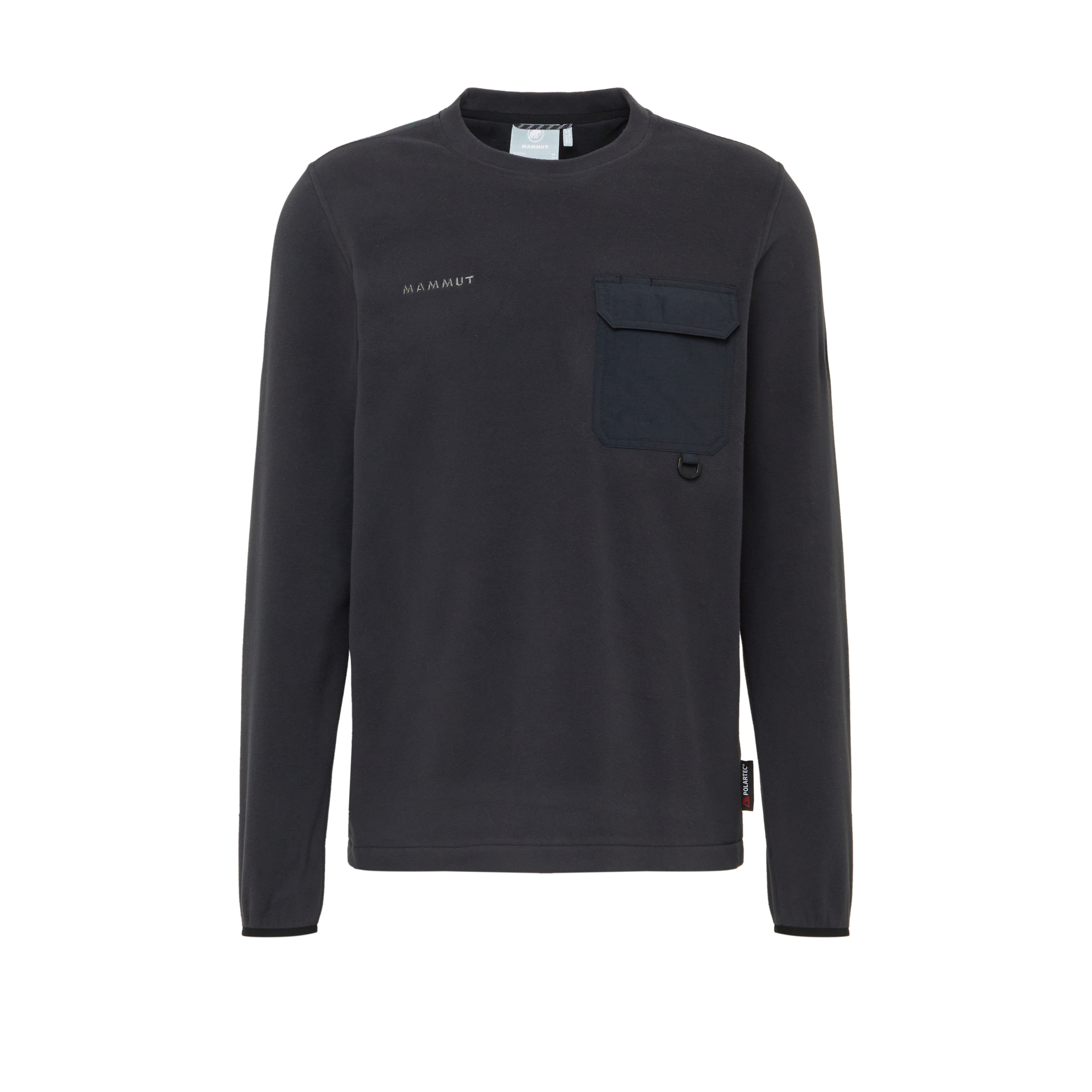 Mammut Moonstone Light ML Hybrid Crew Neck, black - Black
