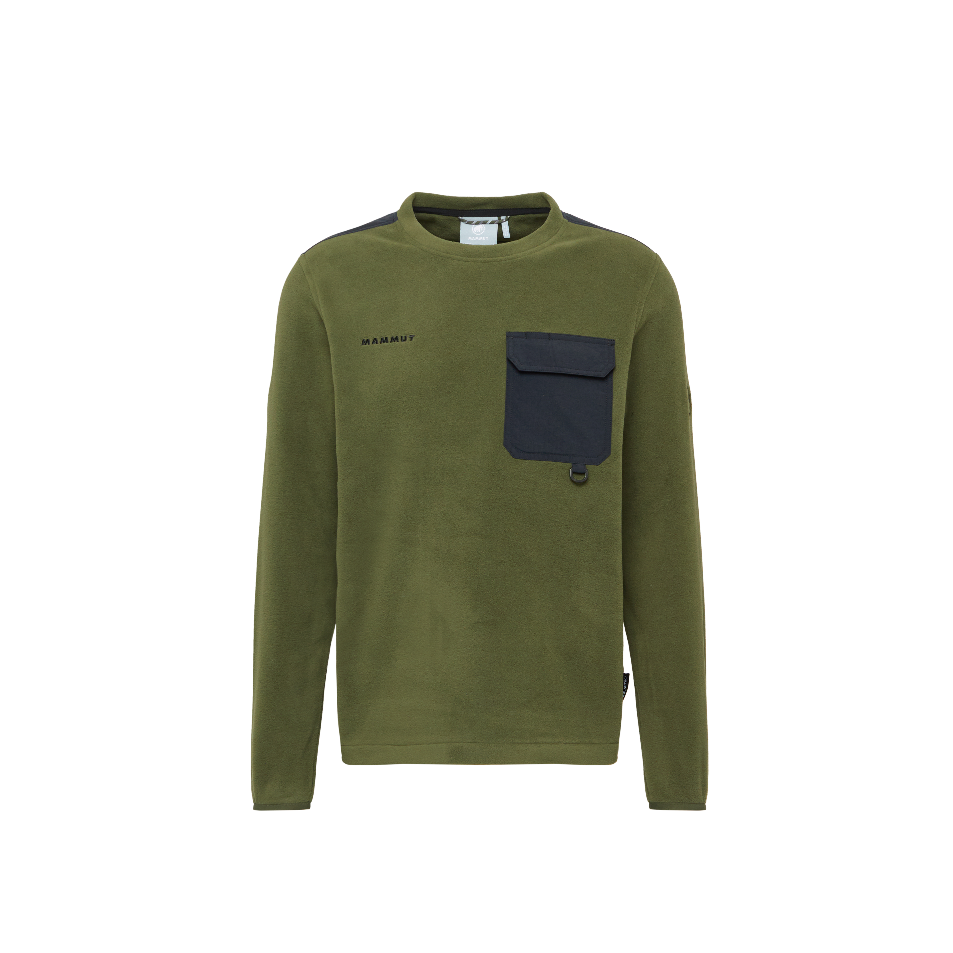 Mammut Moonstone Light ML Hybrid Crew Neck, dark marsh-black - Dark marsh-black