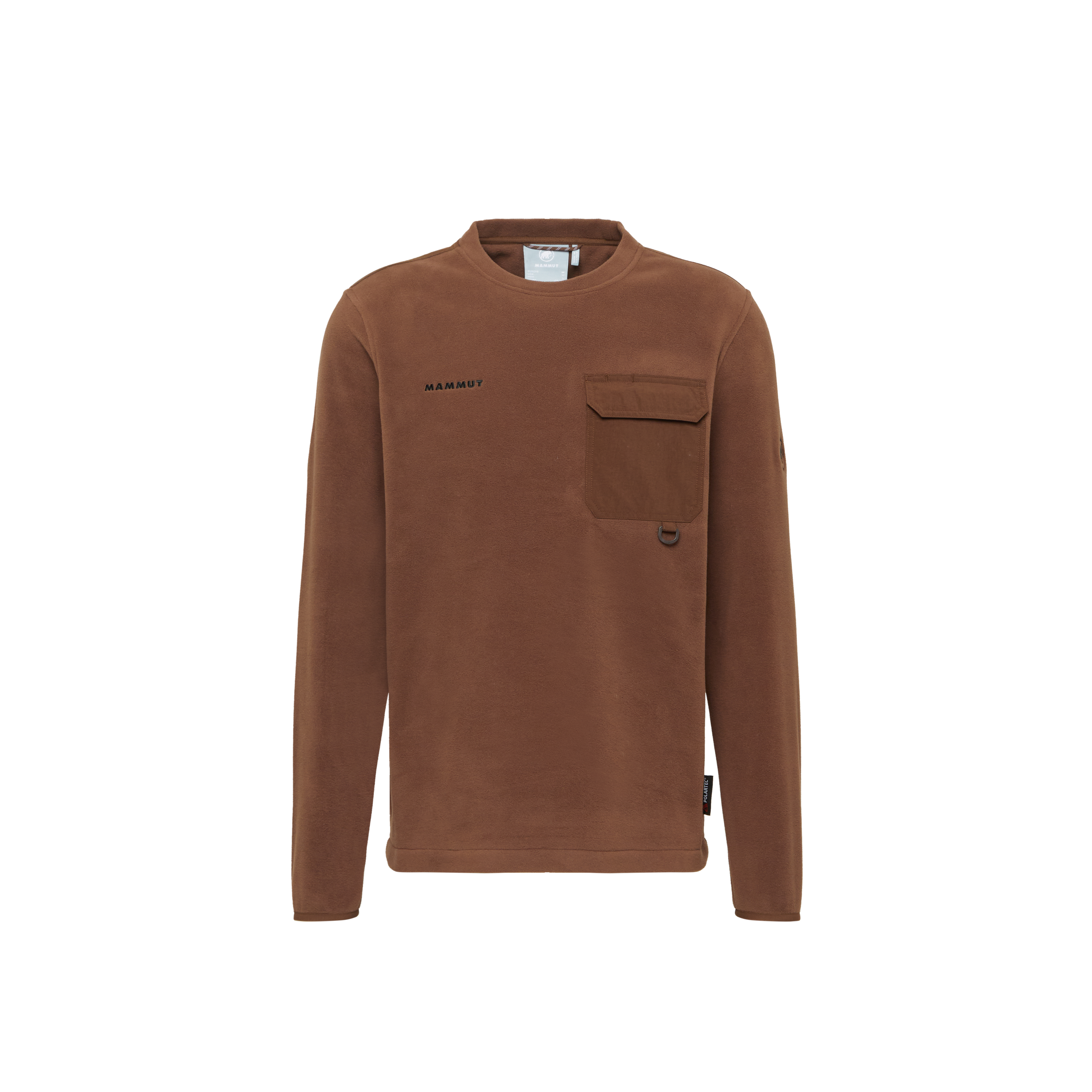 Mammut Moonstone Light ML Hybrid Crew Neck, soil - Soil