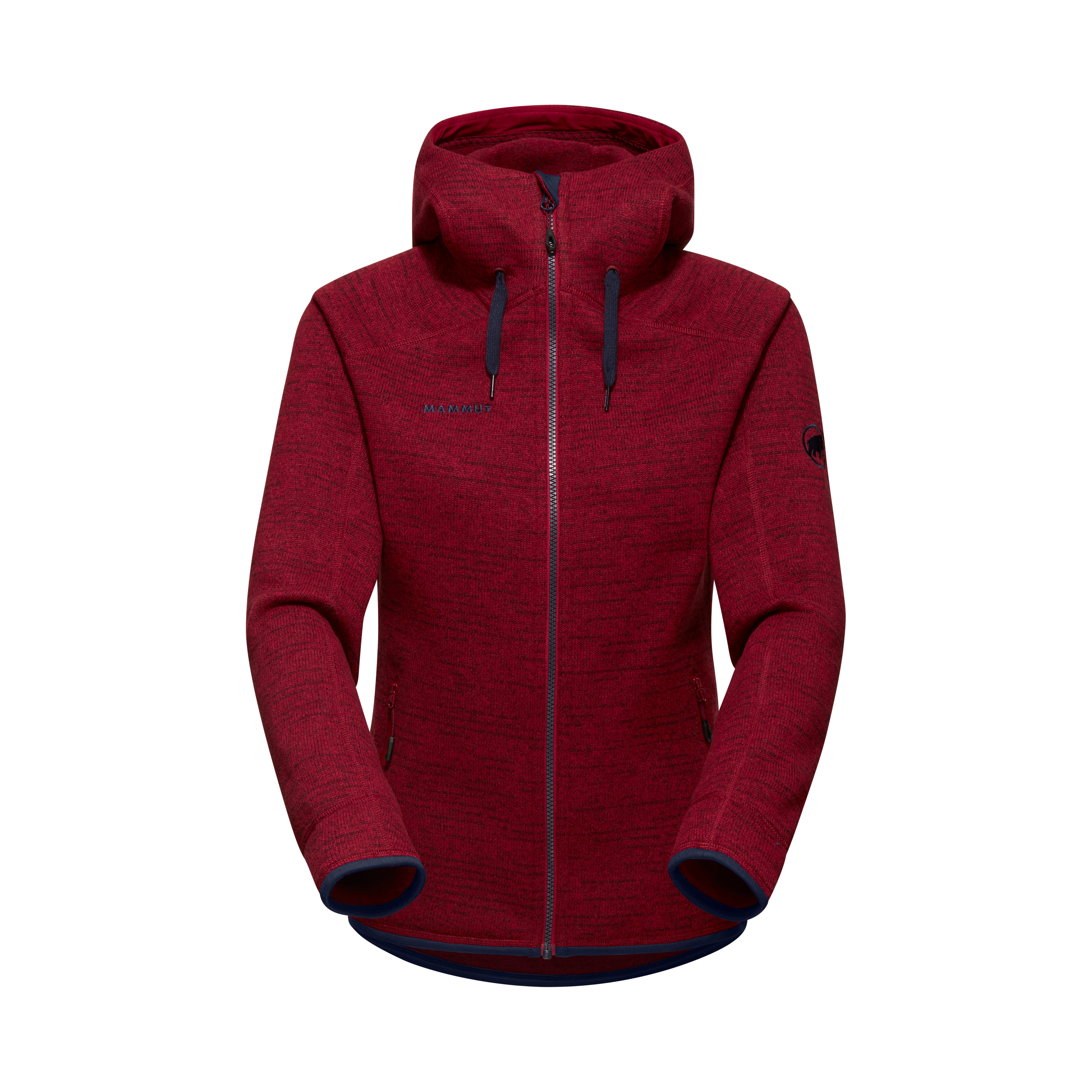 Arctic ML Hooded Jacket Women - blood red melange, XS thumbnail