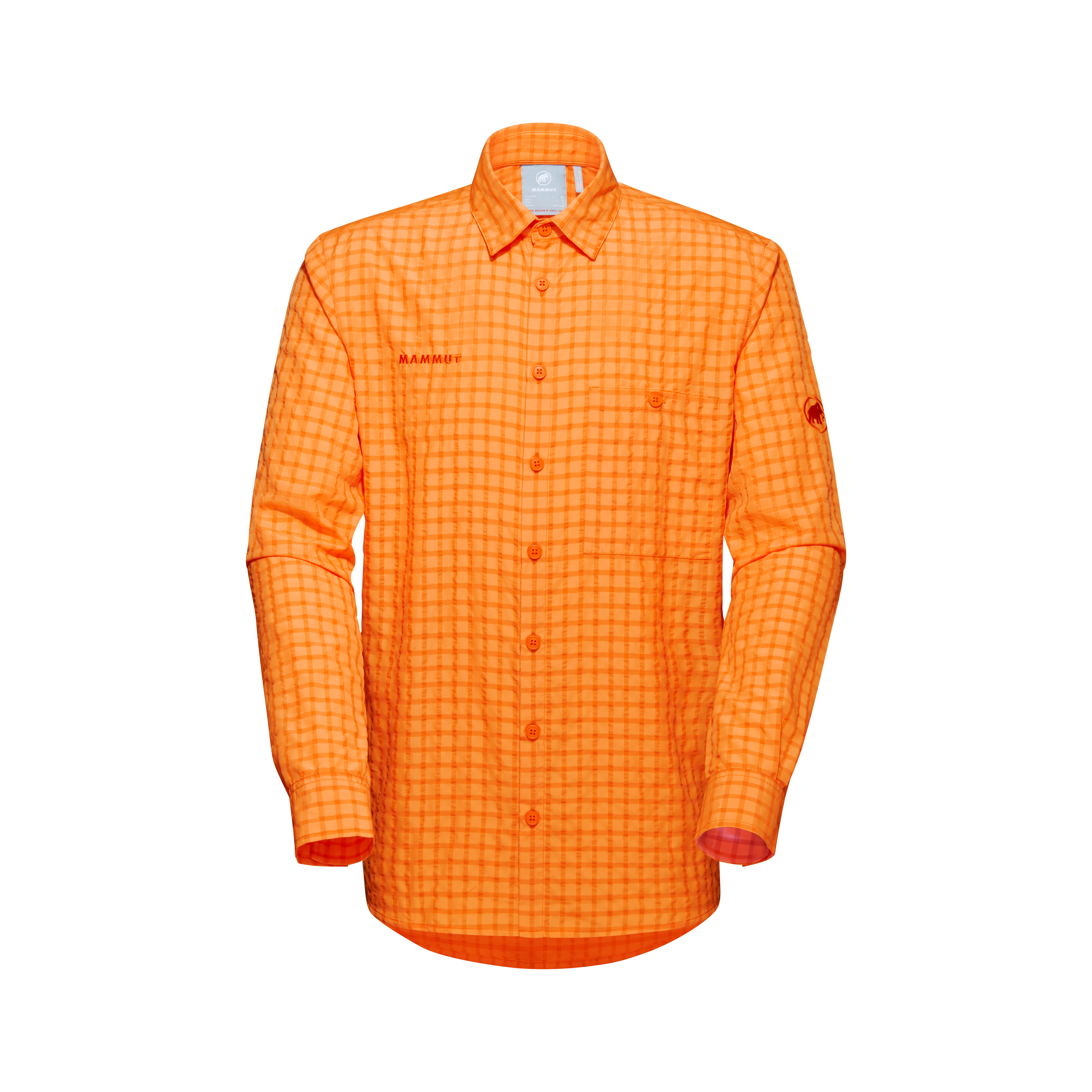 Lenni Longsleeve Shirt Men, tangerine-dark tangerine thumbnail