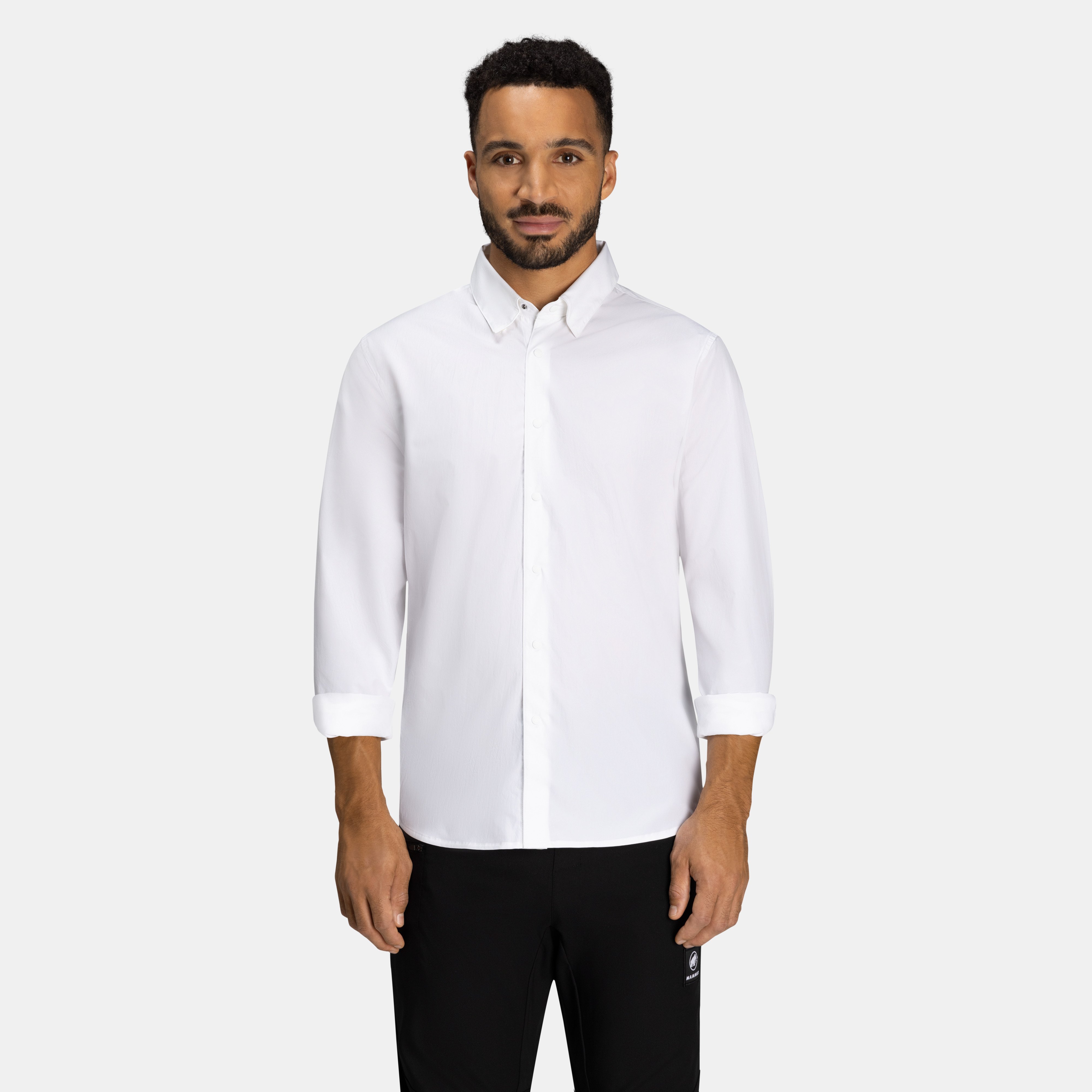 Mammut Seon Longsleeve Shirt AF Men, white-white - White-white