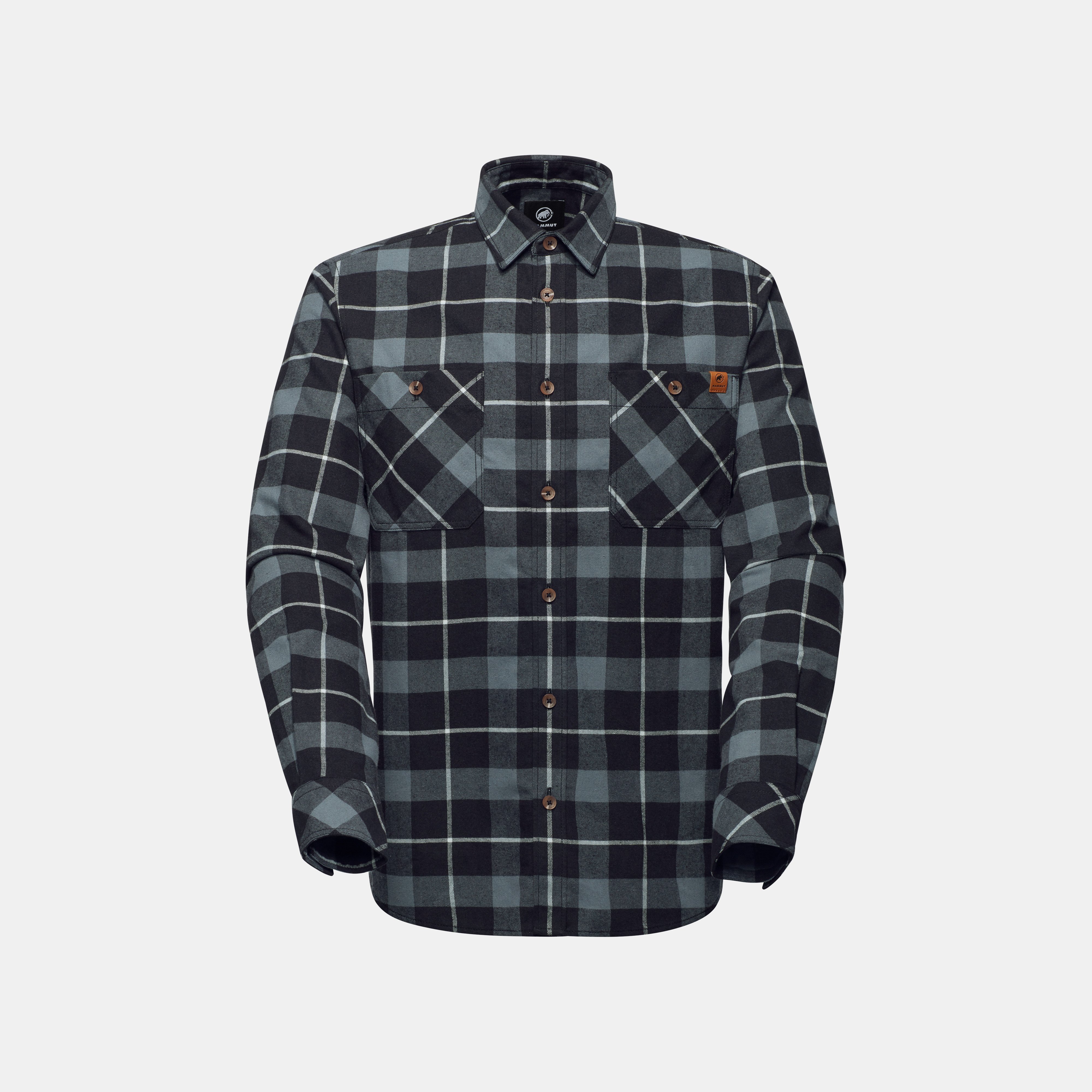 Mammut Alvra Longsleeve Shirt Men, black-strata - Black-strata
