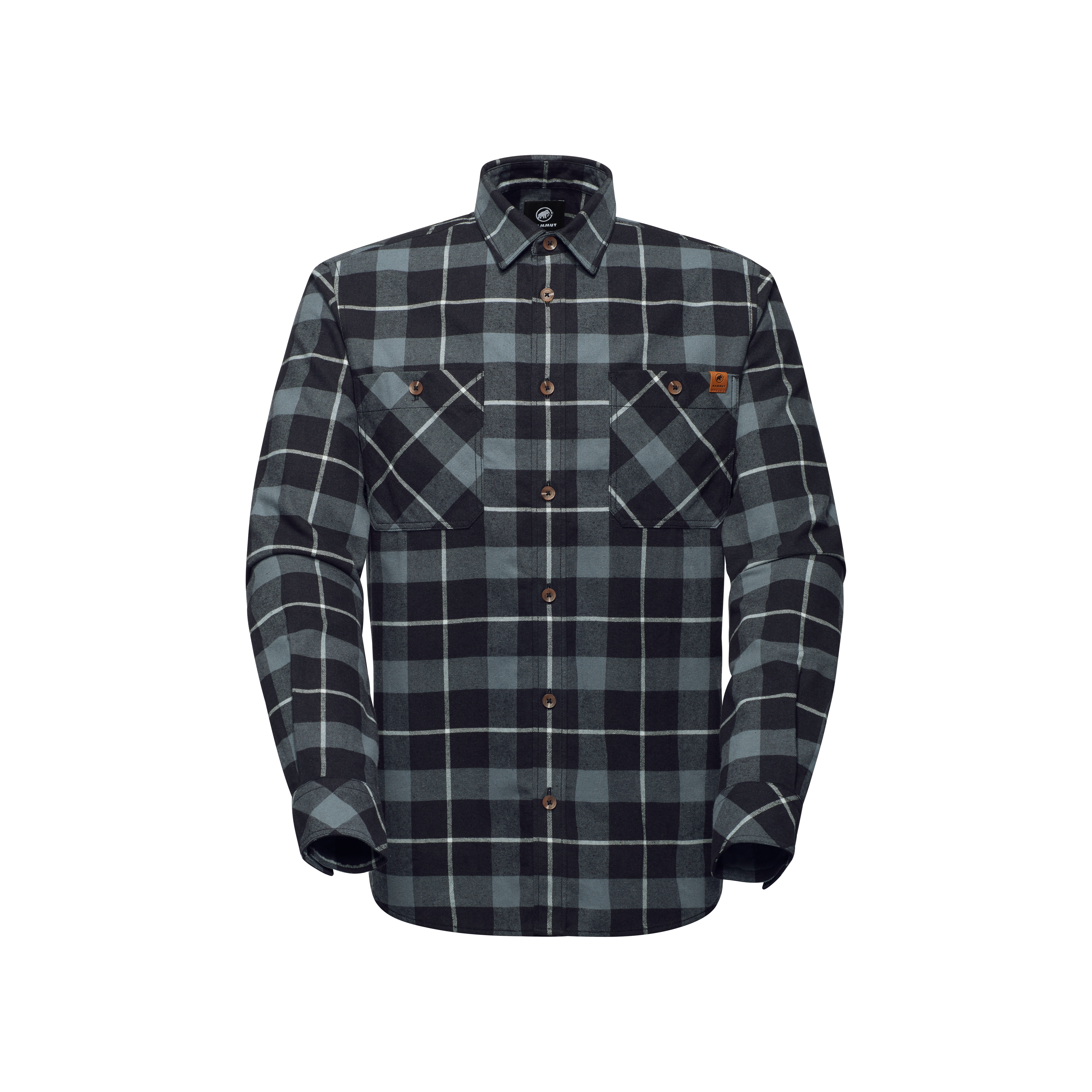 Mammut Alvra Longsleeve Shirt Men, black-strata - Black-strata - Thumbnail