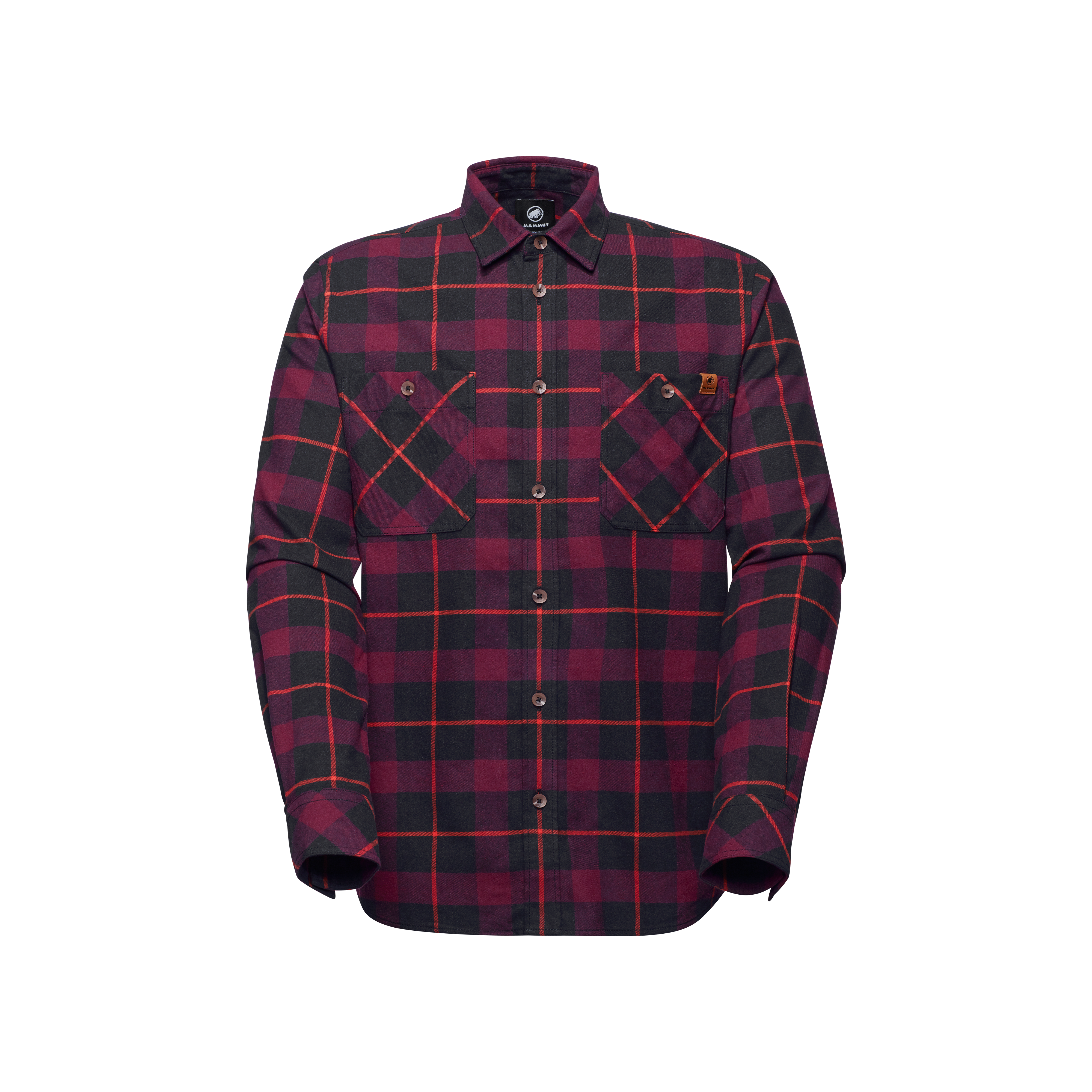 Mammut Alvra Longsleeve Shirt Men, black-vin - Black-vin - Thumbnail