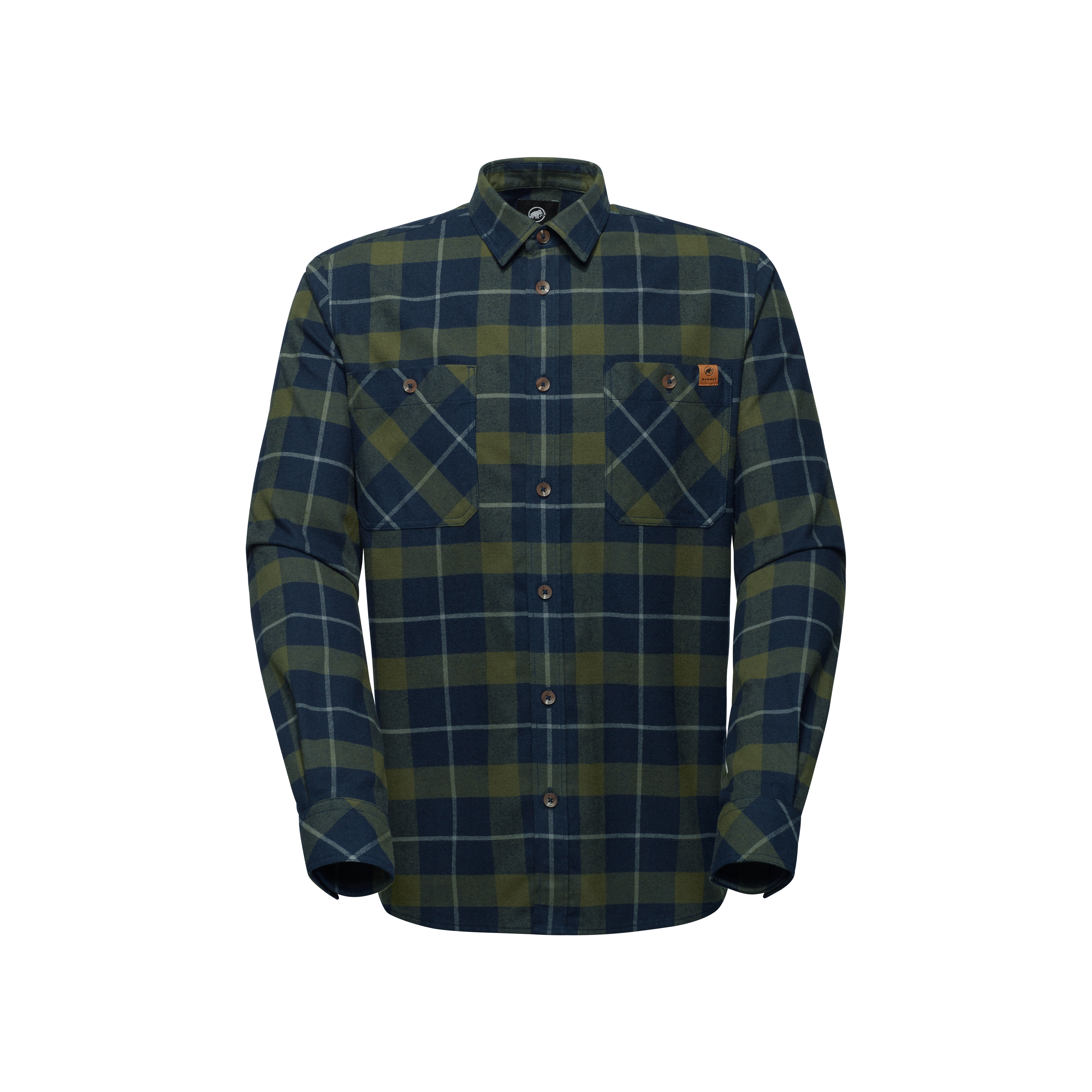 Mammut Alvra Longsleeve Shirt Men, marine-dark marsh - Marine-dark marsh - Thumbnail