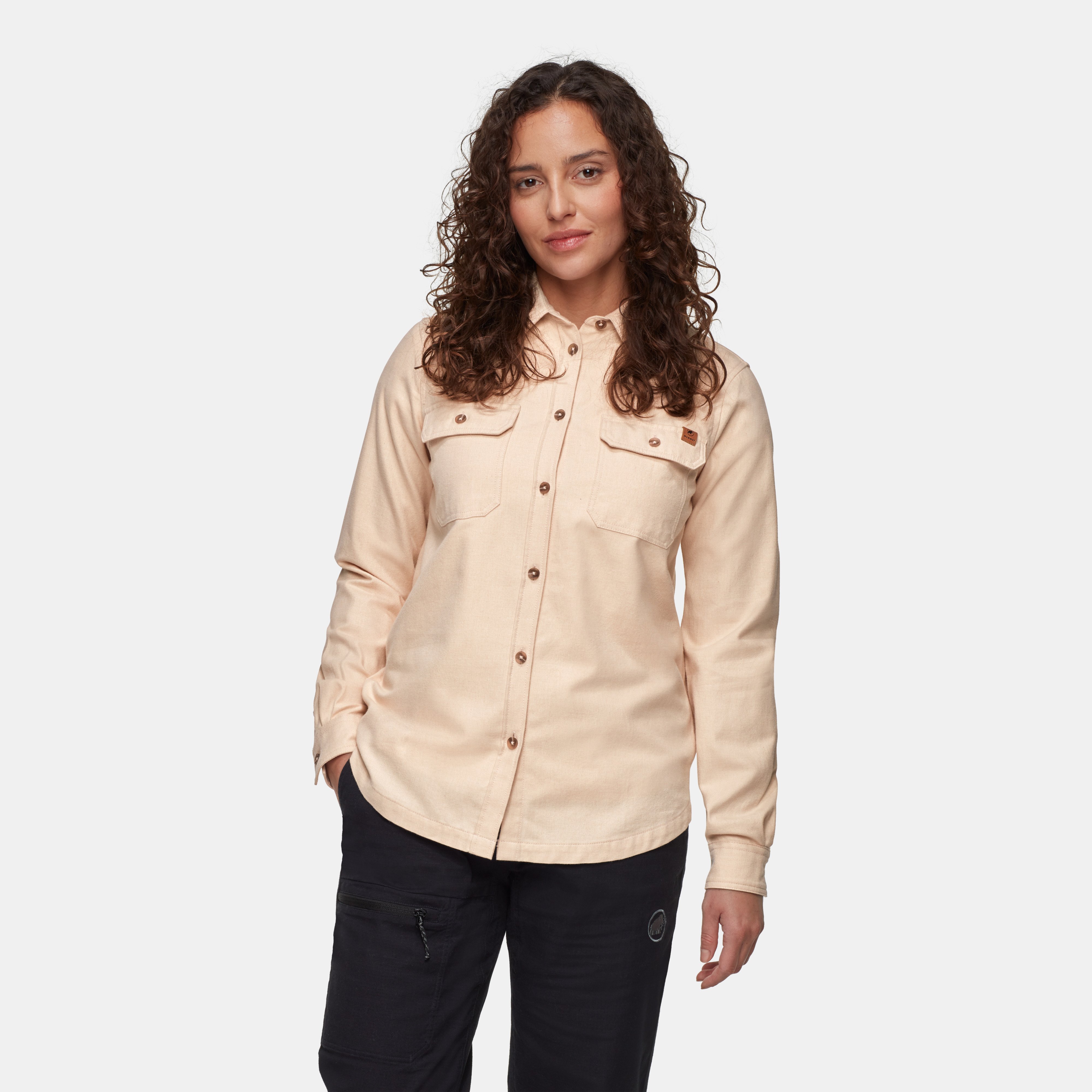 Mammut Tamaro Undyed Longsleeve Shirt Women, light brown (undyed) - Light brown (undyed)