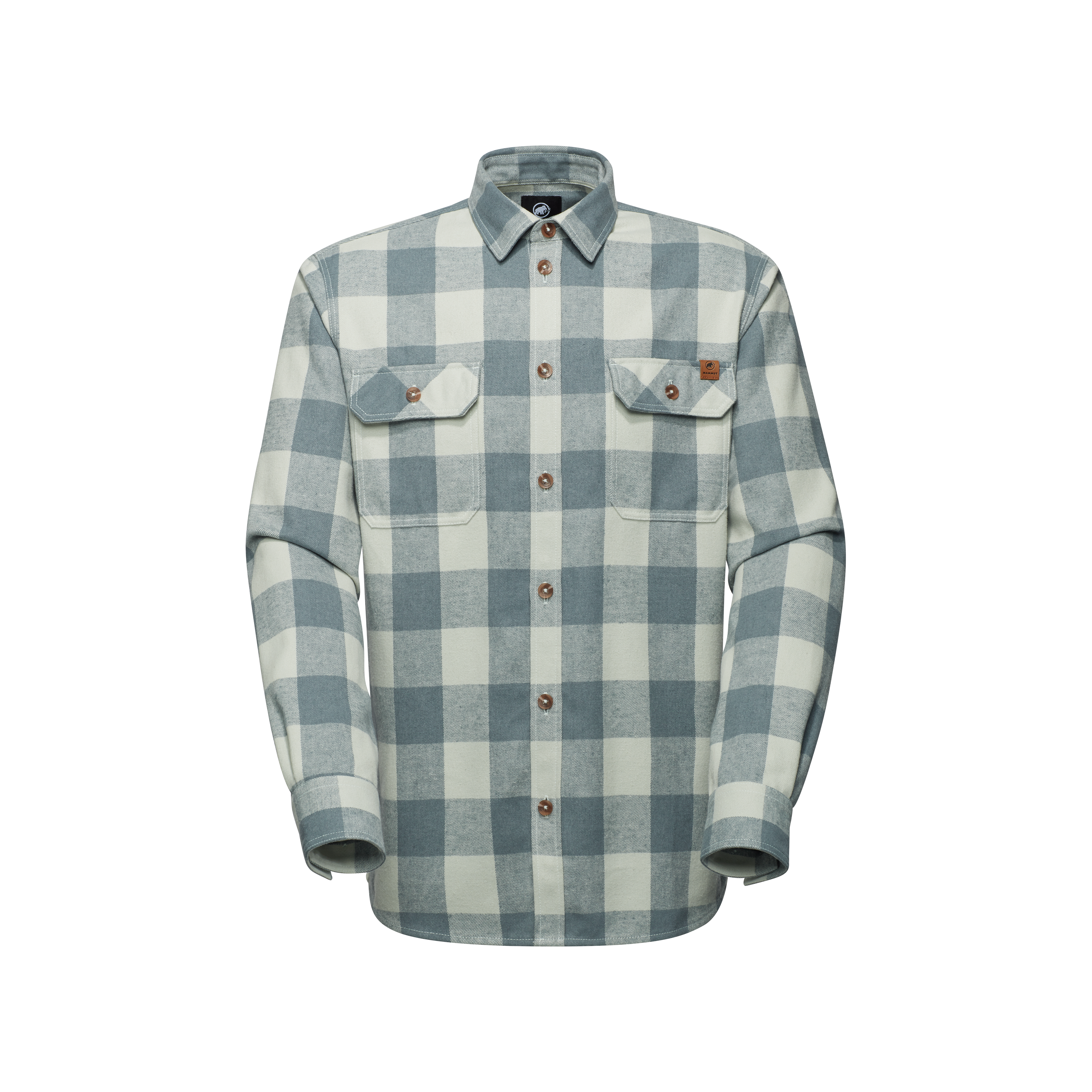 Mammut Tamaro Longsleeve Shirt Men, silver sage-strata - Silver sage-strata - Thumbnail