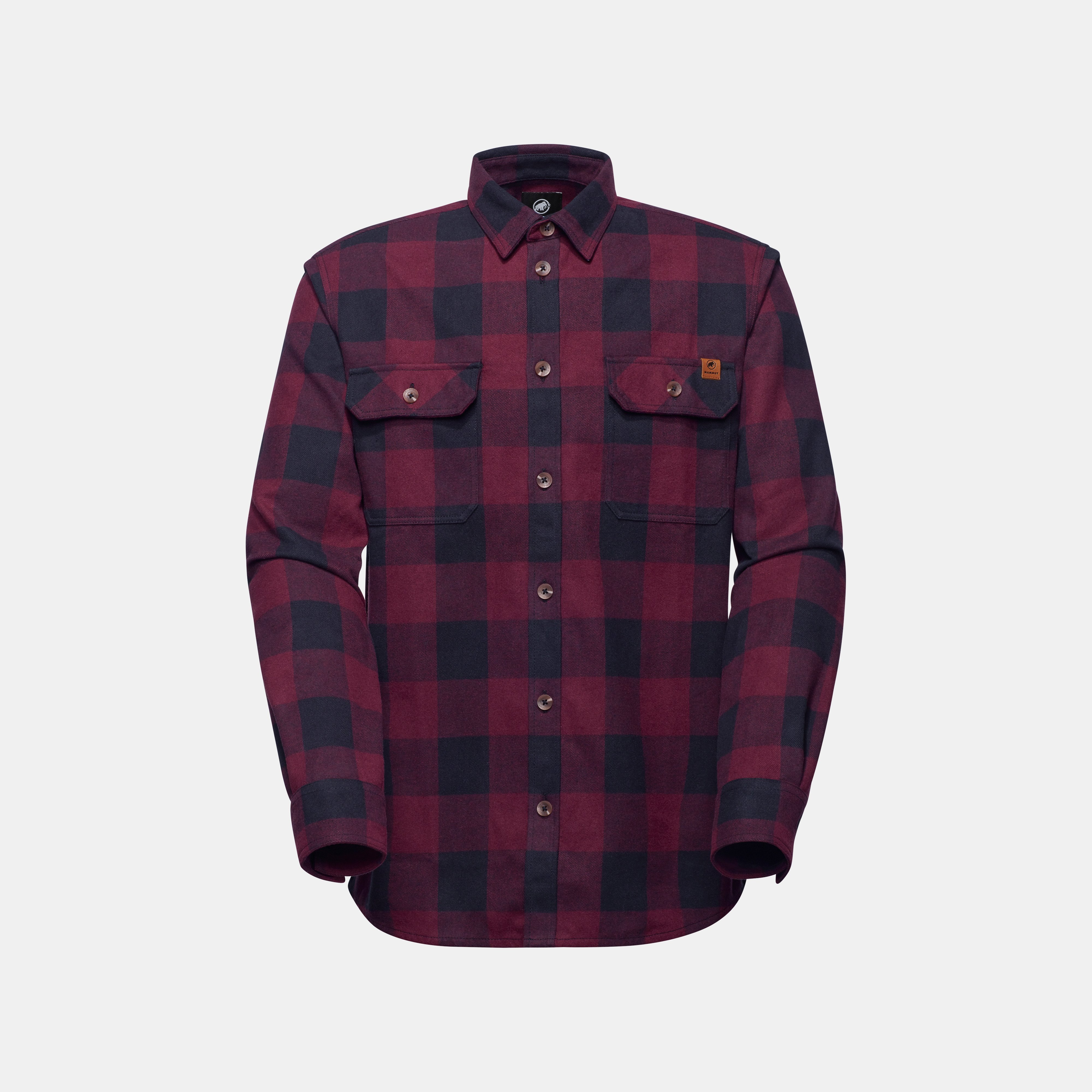 Mammut Tamaro Longsleeve Shirt Men, vin-black - Vin-black
