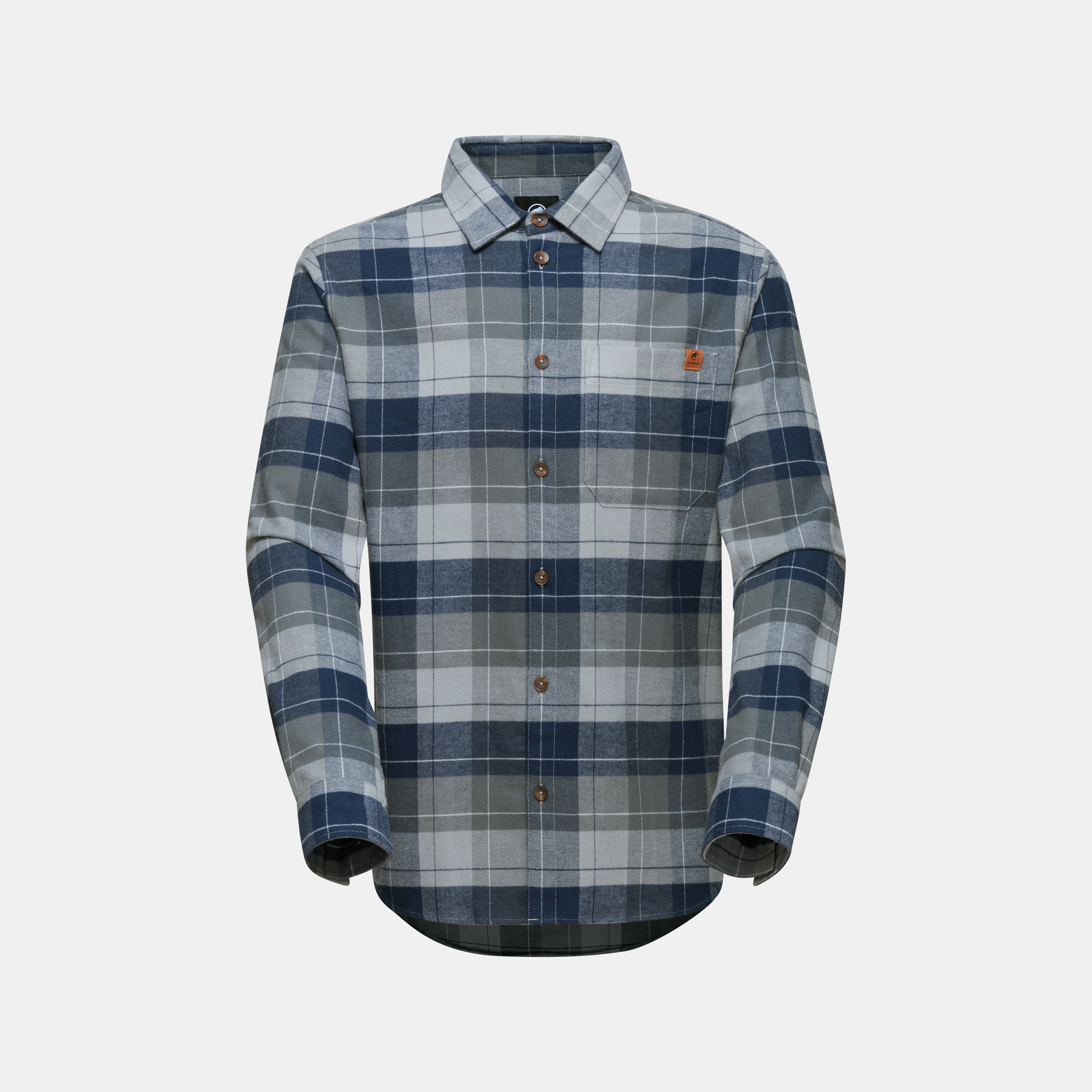 Mammut Trovat Longsleeve Shirt Men, steel-marine - Steel-marine