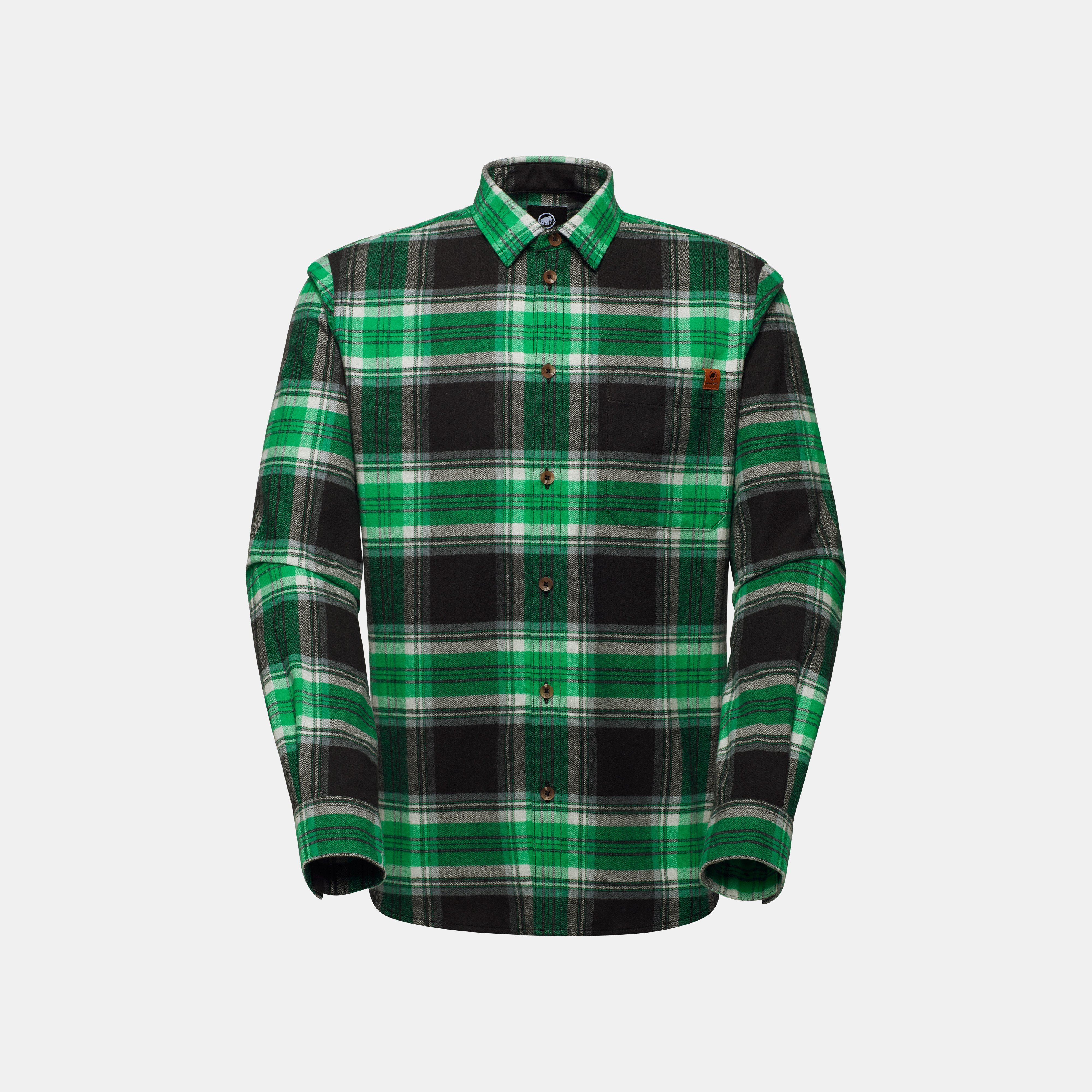 Mammut Trovat Longsleeve Shirt Men - temp, black-pinea - Black-pinea