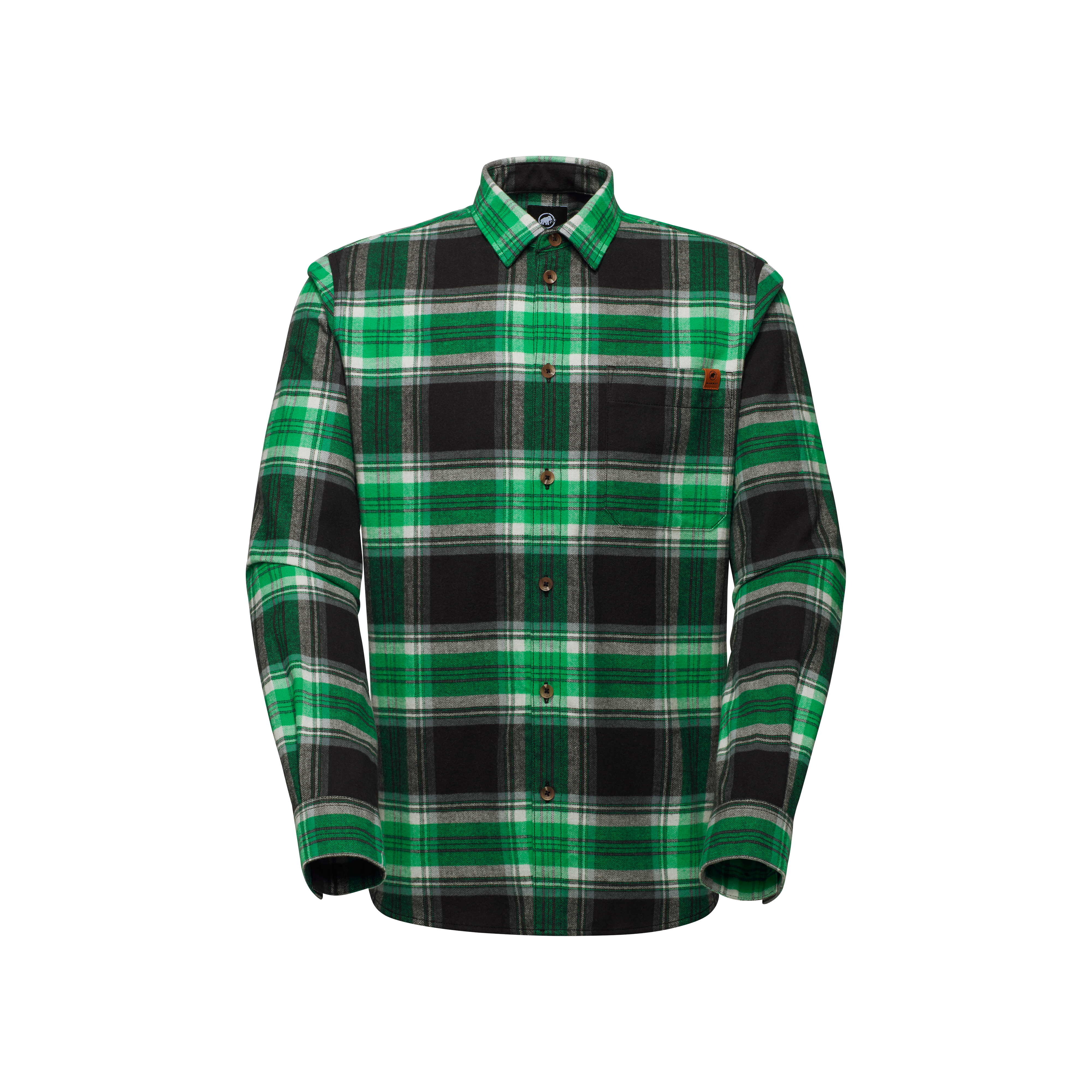 Mammut Trovat Longsleeve Shirt Men - temp, black-pinea - Black-pinea - Thumbnail