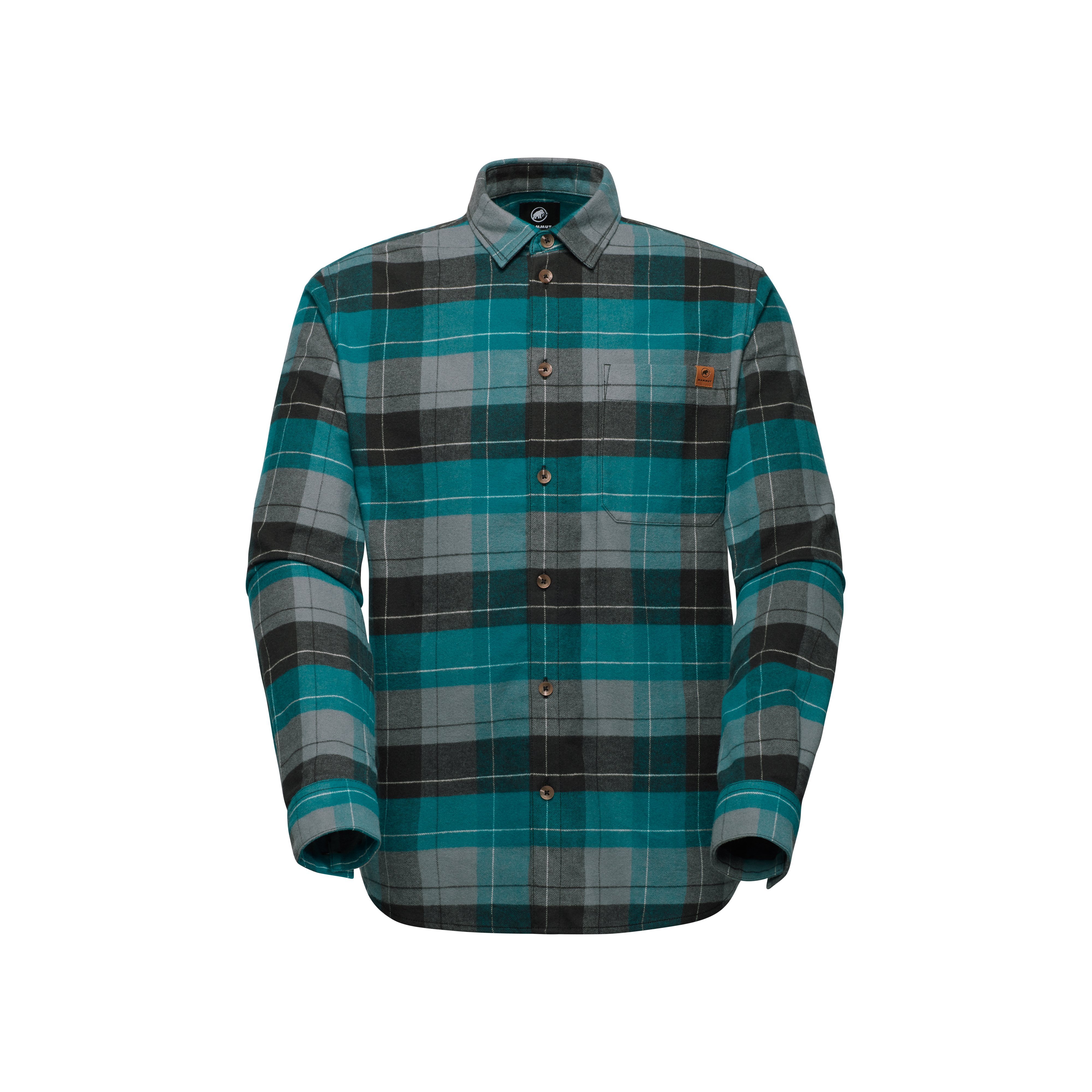 Mammut Trovat Longsleeve Shirt Men - temp, strata-deep teal - Strata-deep teal - Thumbnail