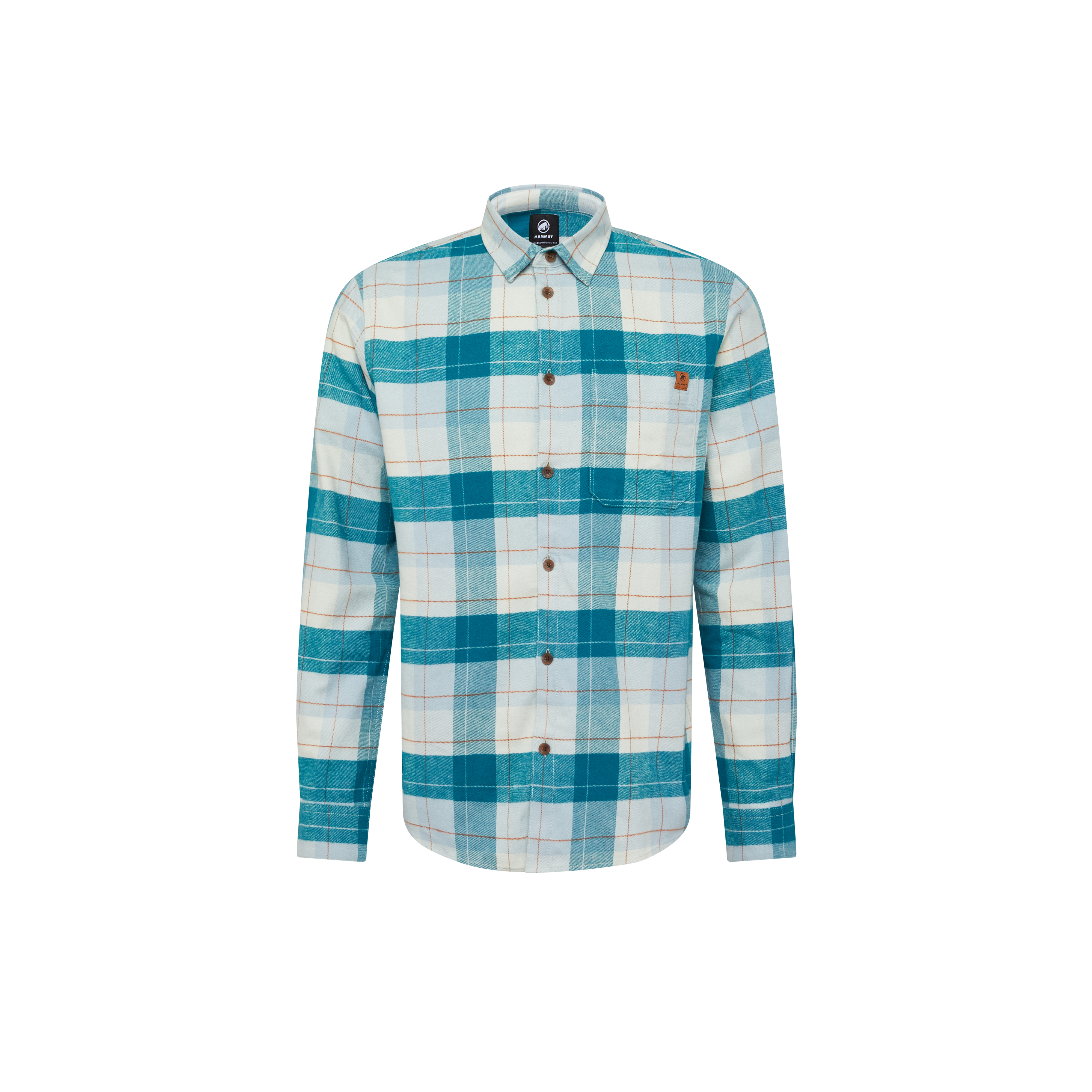 Mammut Trovat Longsleeve Shirt Men, deep teal-silver sage - Deep teal-silver sage