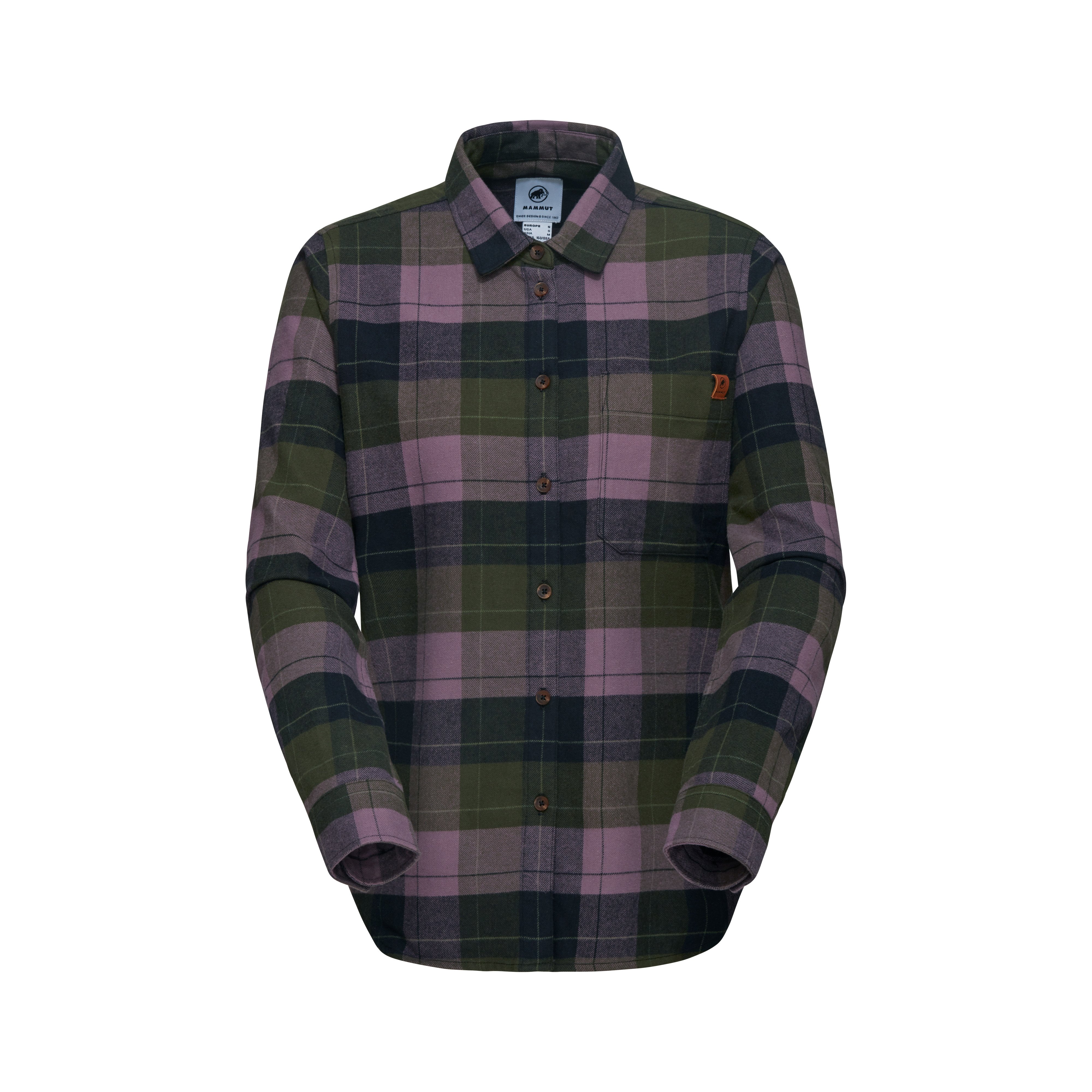 Mammut Trovat Longsleeve Shirt Women - Steel-marine/Silver sage-marsh/Brick-black/Dark jade-woods/Neo mint-deep ice/Marine-savannah/Flux-dark marsh - Thumbnail