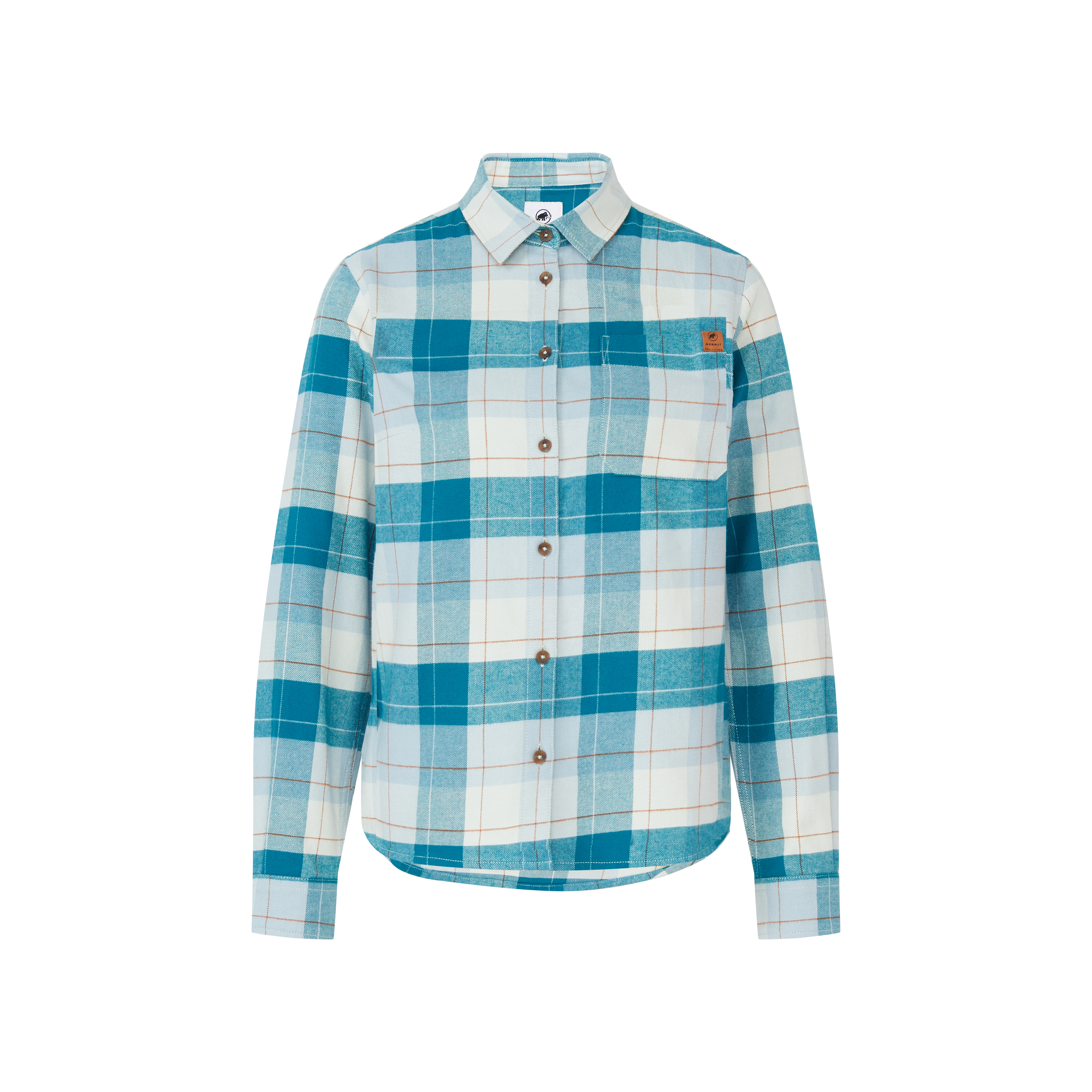 Mammut Trovat Longsleeve Shirt Women, deep teal-silver sage - Deep teal-silver sage