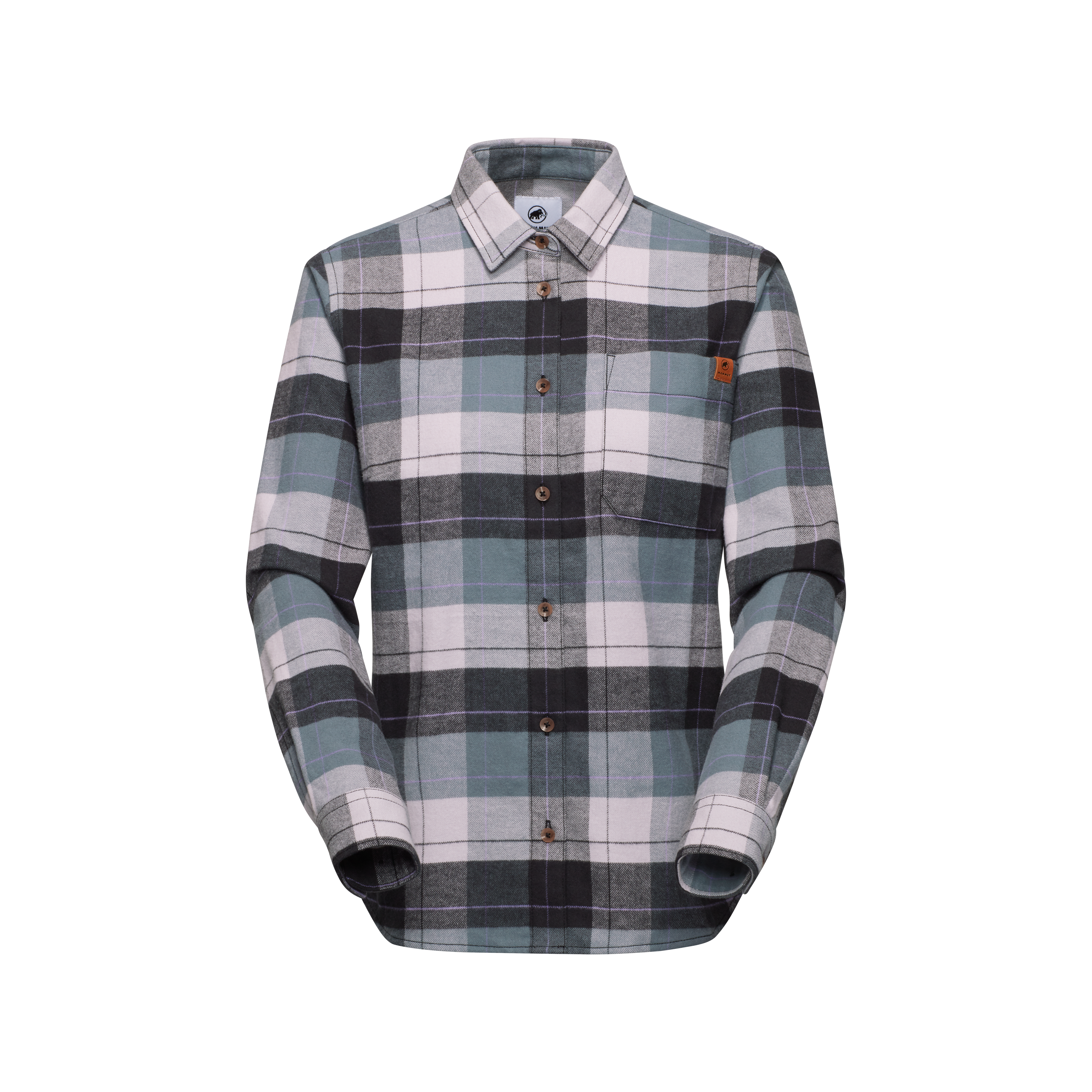 Mammut Trovat Longsleeve Shirt Women - temp - alpine calamint-strata, XS - Alpine calamint-strata - Thumbnail