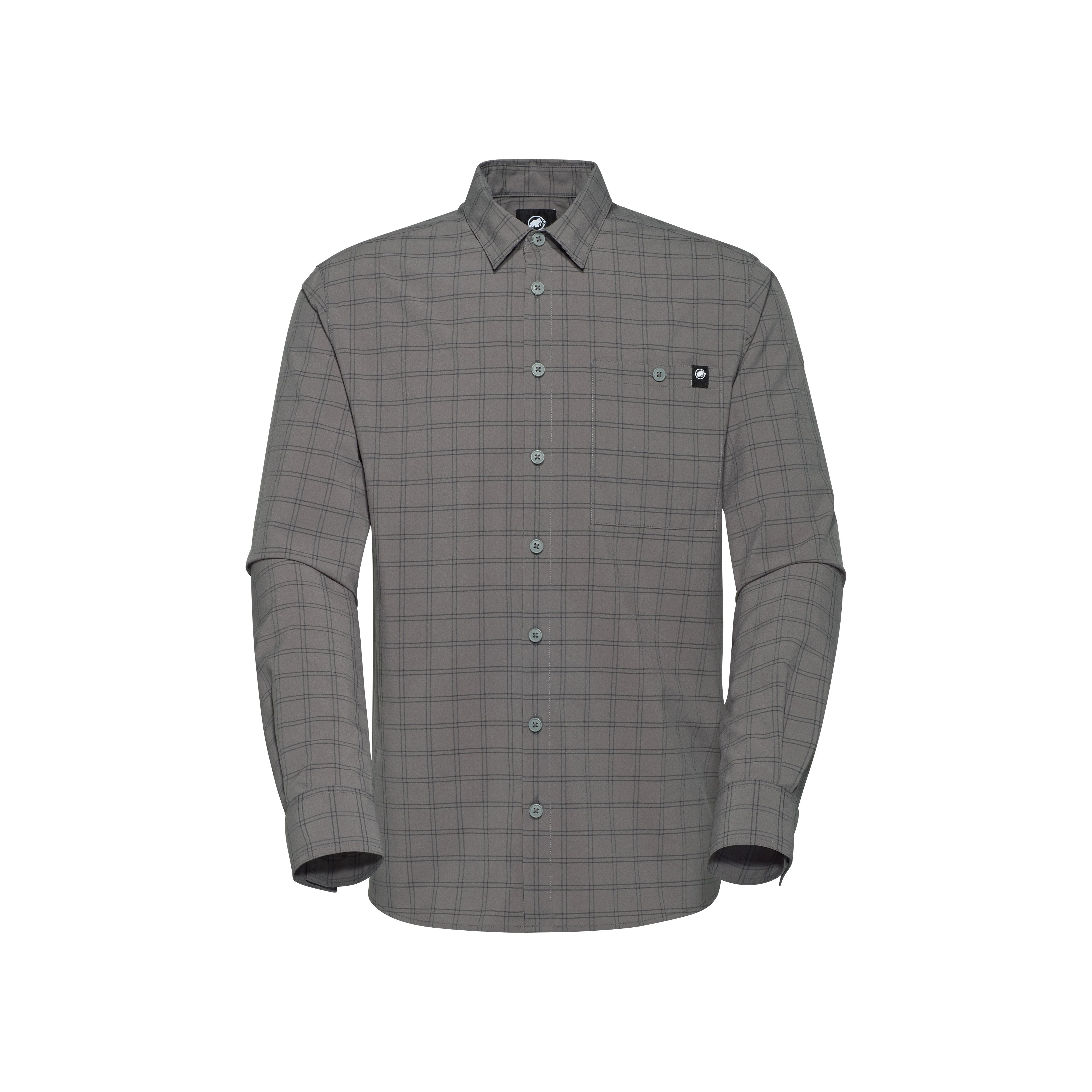 Mammut Lenni Longsleeve Shirt Men - Steel-black/Silver sage-pinea/Silver sage-strata/Marine-black/Marsh-dark marsh/Glacier blue-marine/50663 - Thumbnail