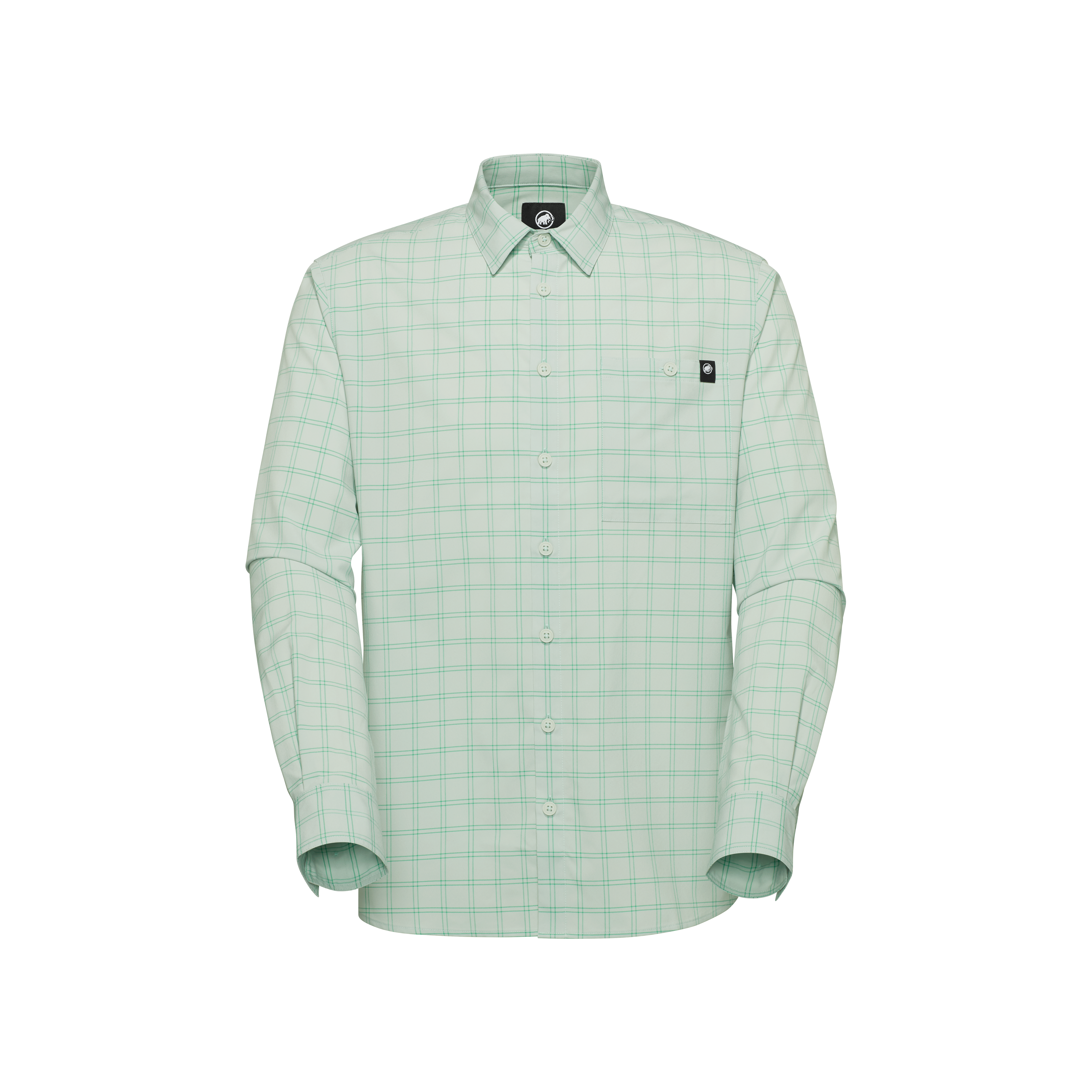 Mammut Lenni Longsleeve Shirt Men, silver sage-pinea - Silver sage-pinea - Thumbnail