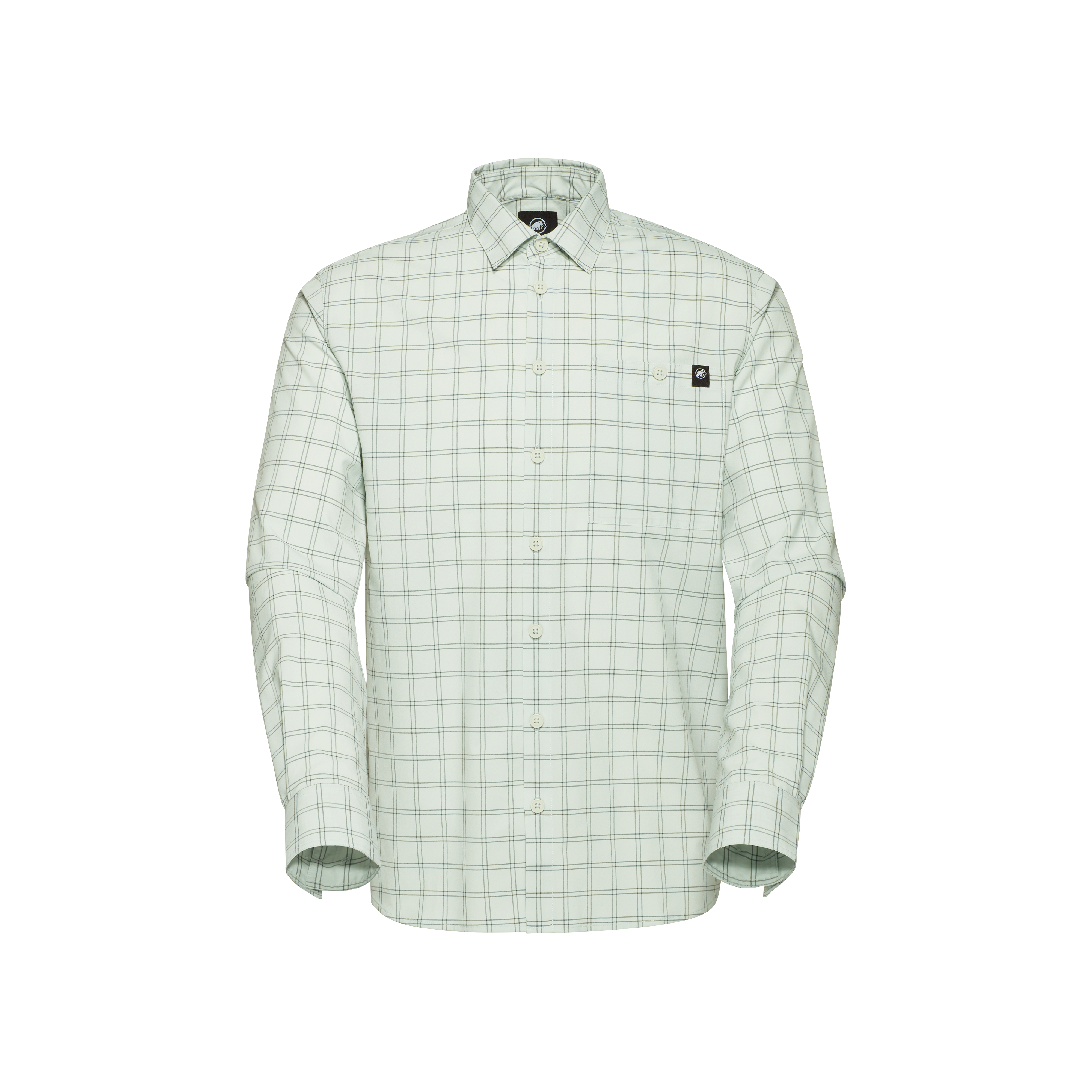 Mammut Lenni Longsleeve Shirt Men, silver sage-strata - Silver sage-strata - Thumbnail