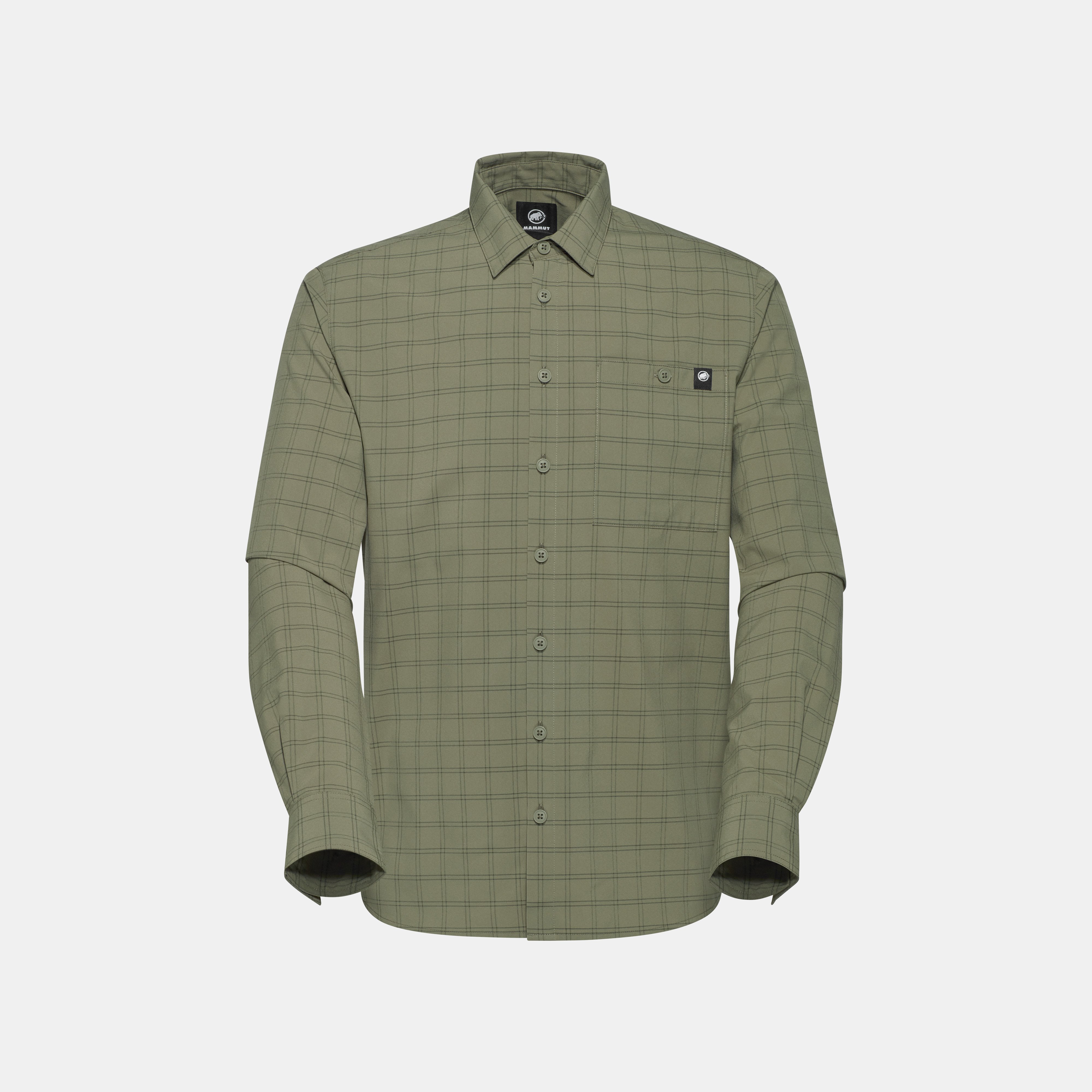 Mammut Lenni Longsleeve Shirt Men, marsh-dark marsh - Marsh-dark marsh