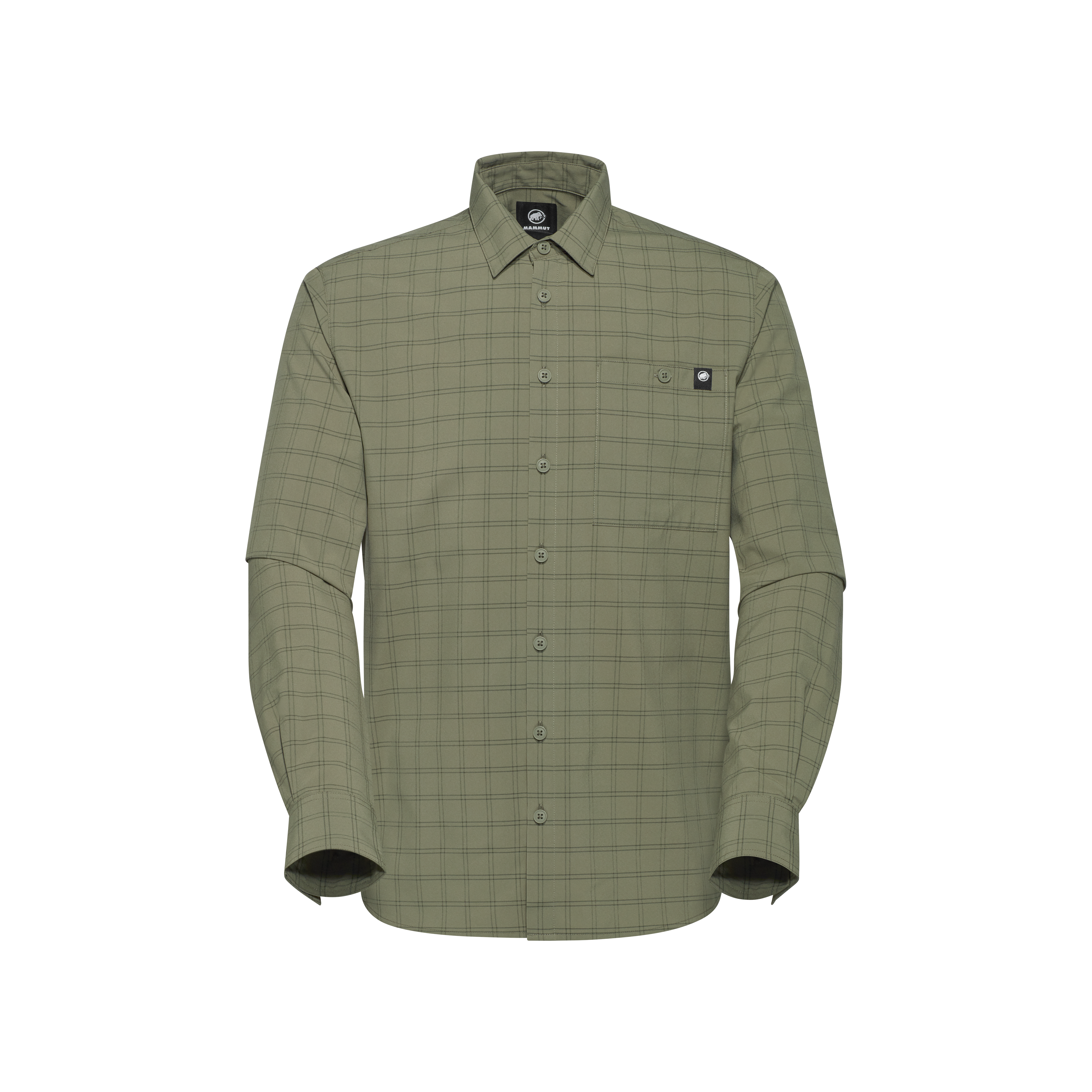 Mammut Lenni Longsleeve Shirt Men, marsh-dark marsh - Marsh-dark marsh - Thumbnail