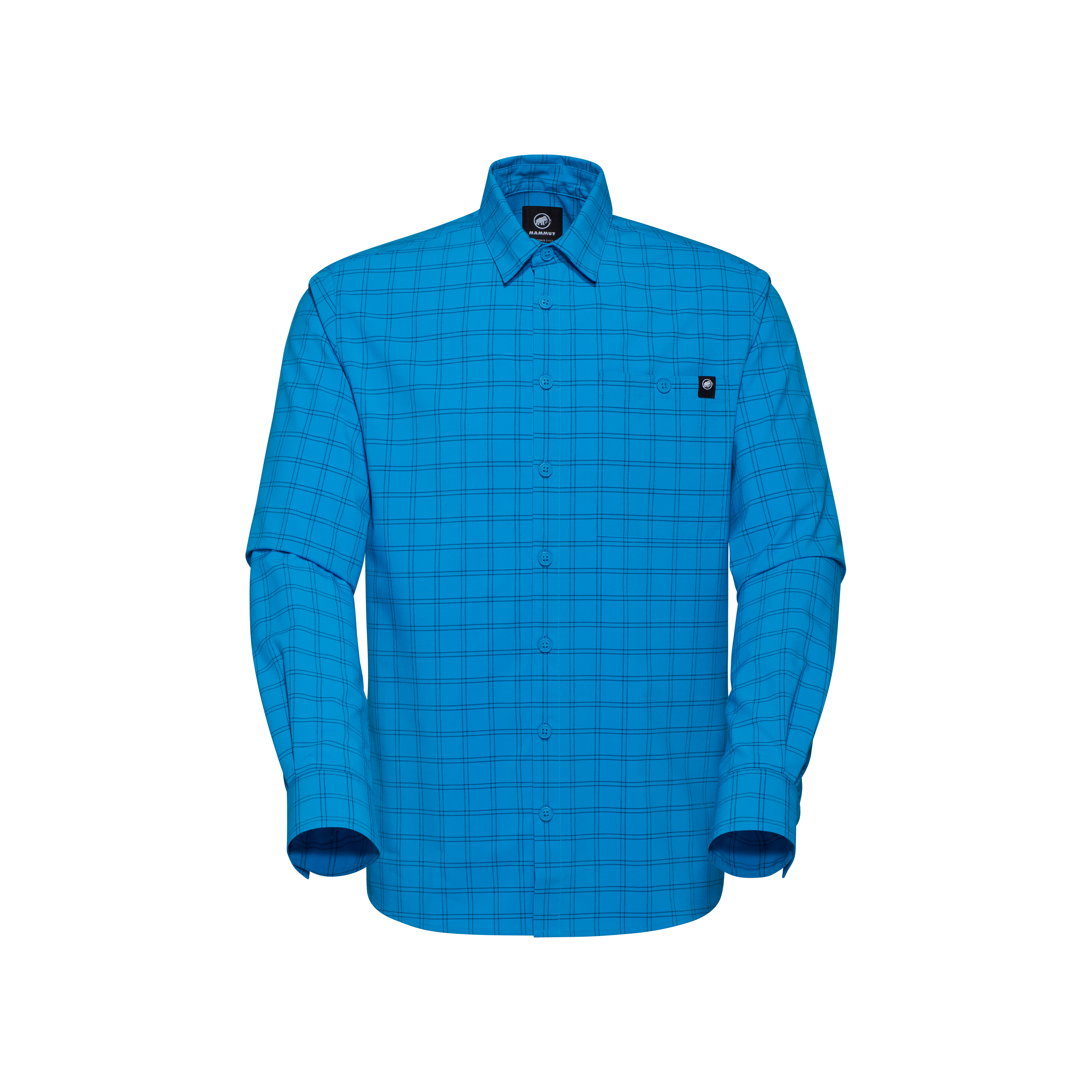 Mammut Lenni Longsleeve Shirt Men, glacier blue-marine - Glacier blue-marine - Thumbnail