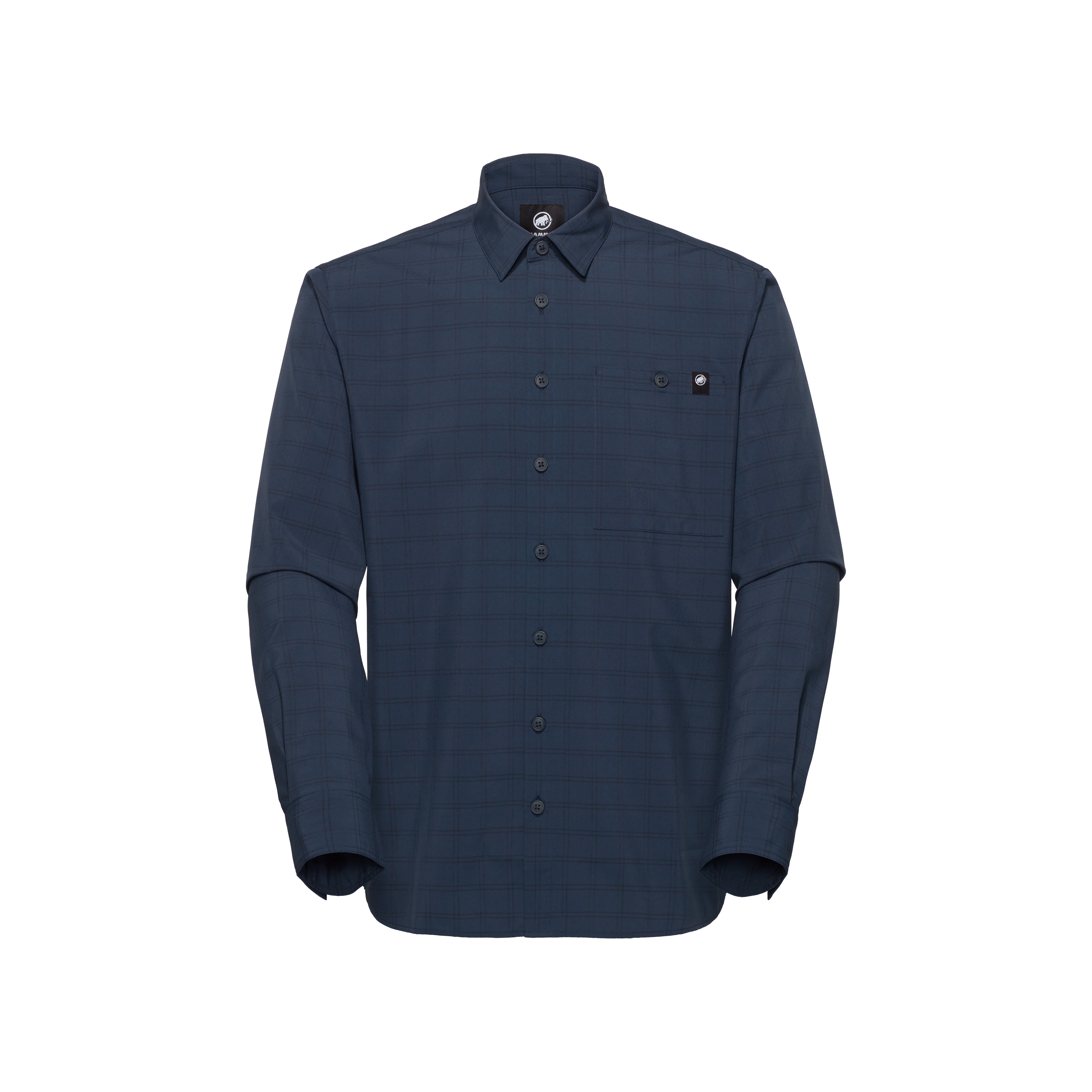 Mammut Lenni Longsleeve Shirt Men, marine-black - Marine-black - Thumbnail