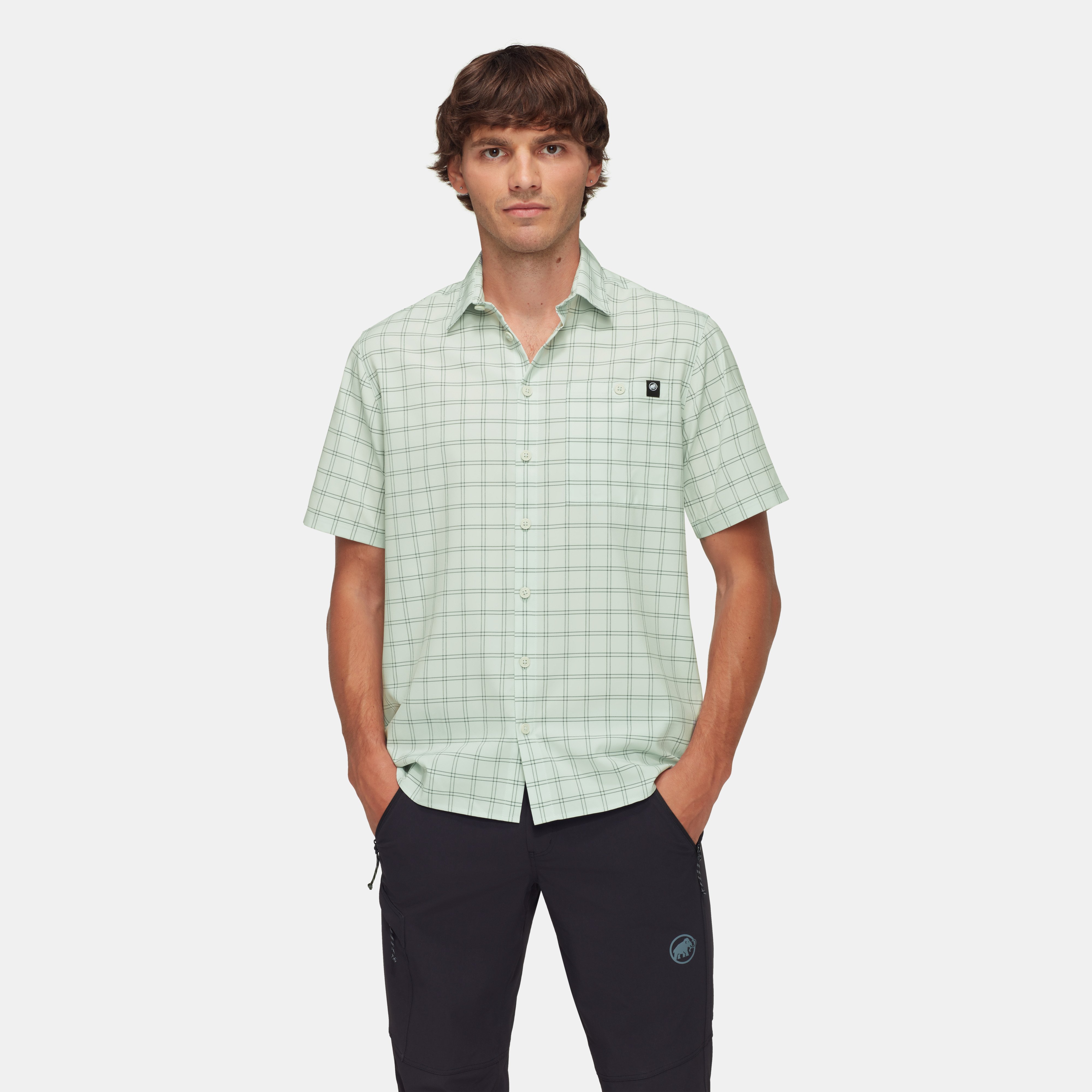 Mammut Lenni Shirt Men, silver sage-strata - Silver sage-strata