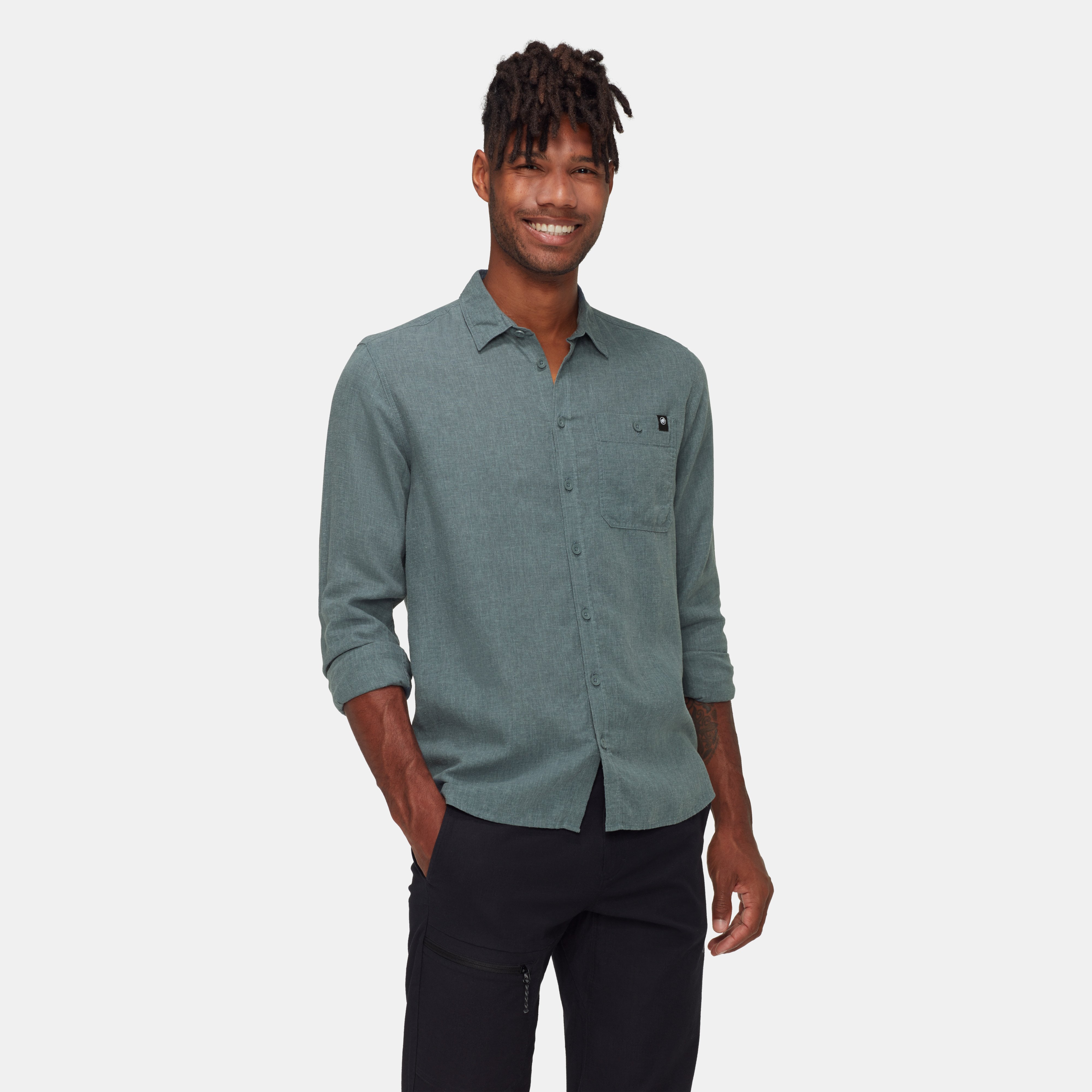 Mammut Alvra Summer Longsleeve Shirt Men, strata - Strata