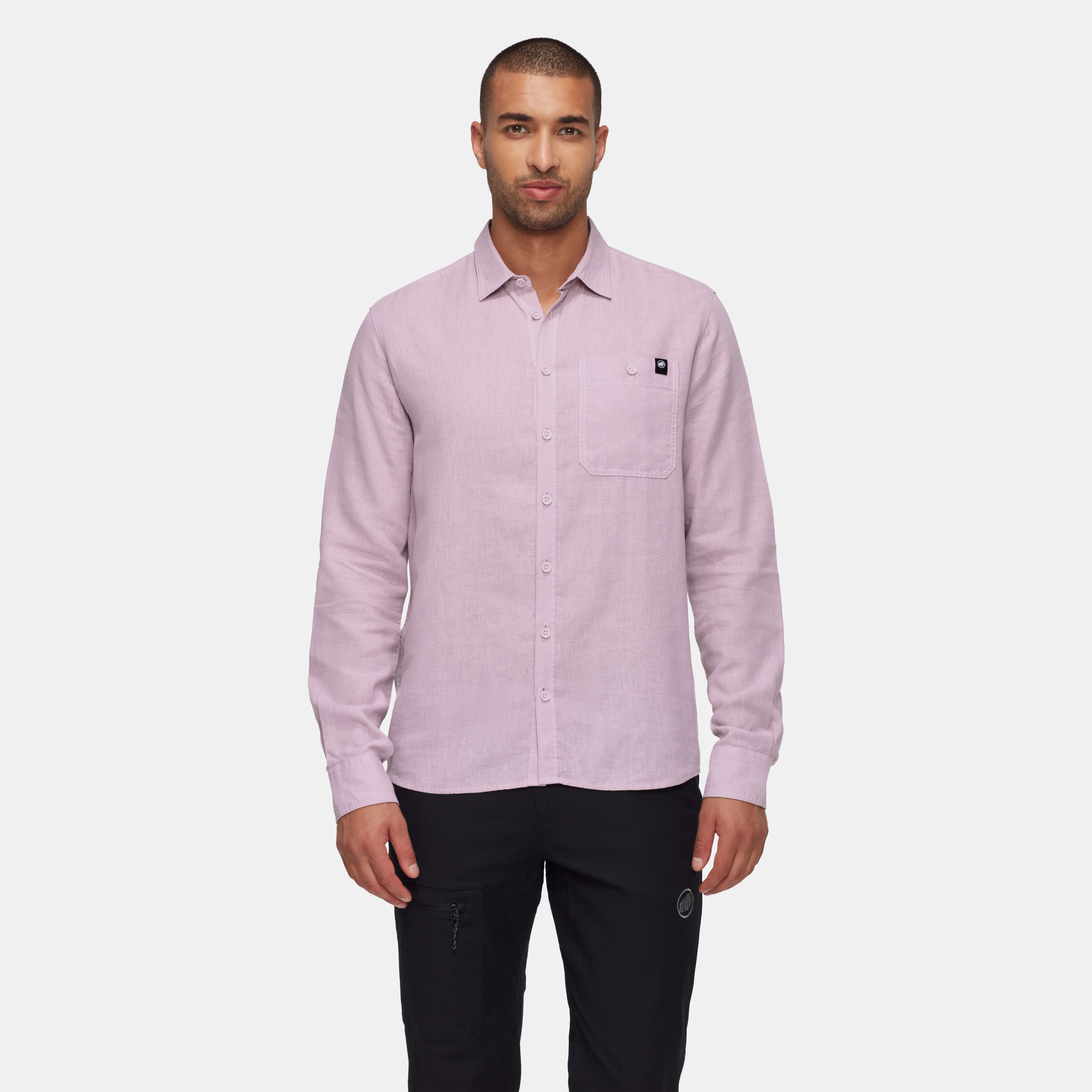 Mammut Alvra Summer Longsleeve Shirt Men, alpine calamint - Alpine calamint