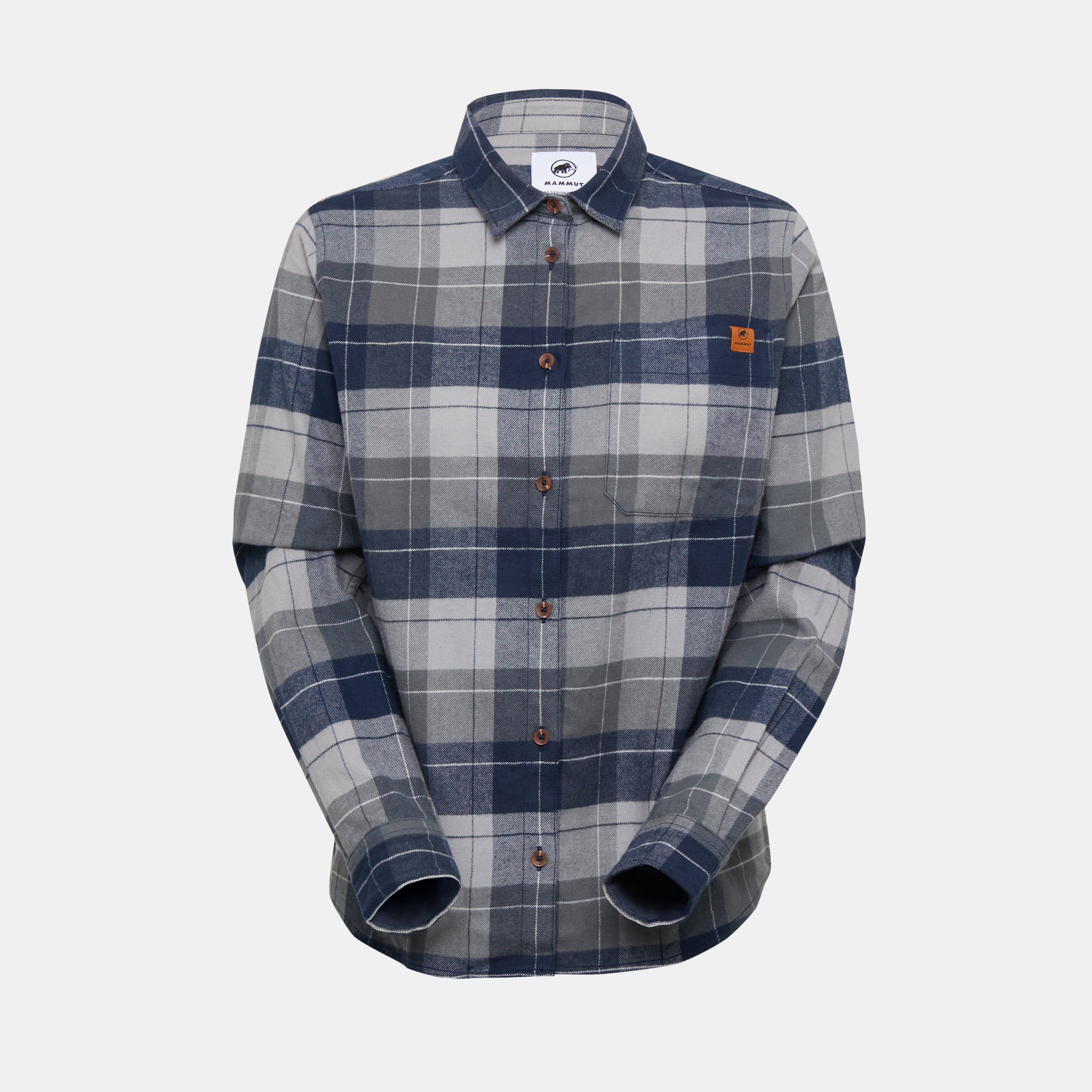 Mammut Mtn. Pro 2.0 Longsleeve Shirt Women, steel-marine - Steel-marine