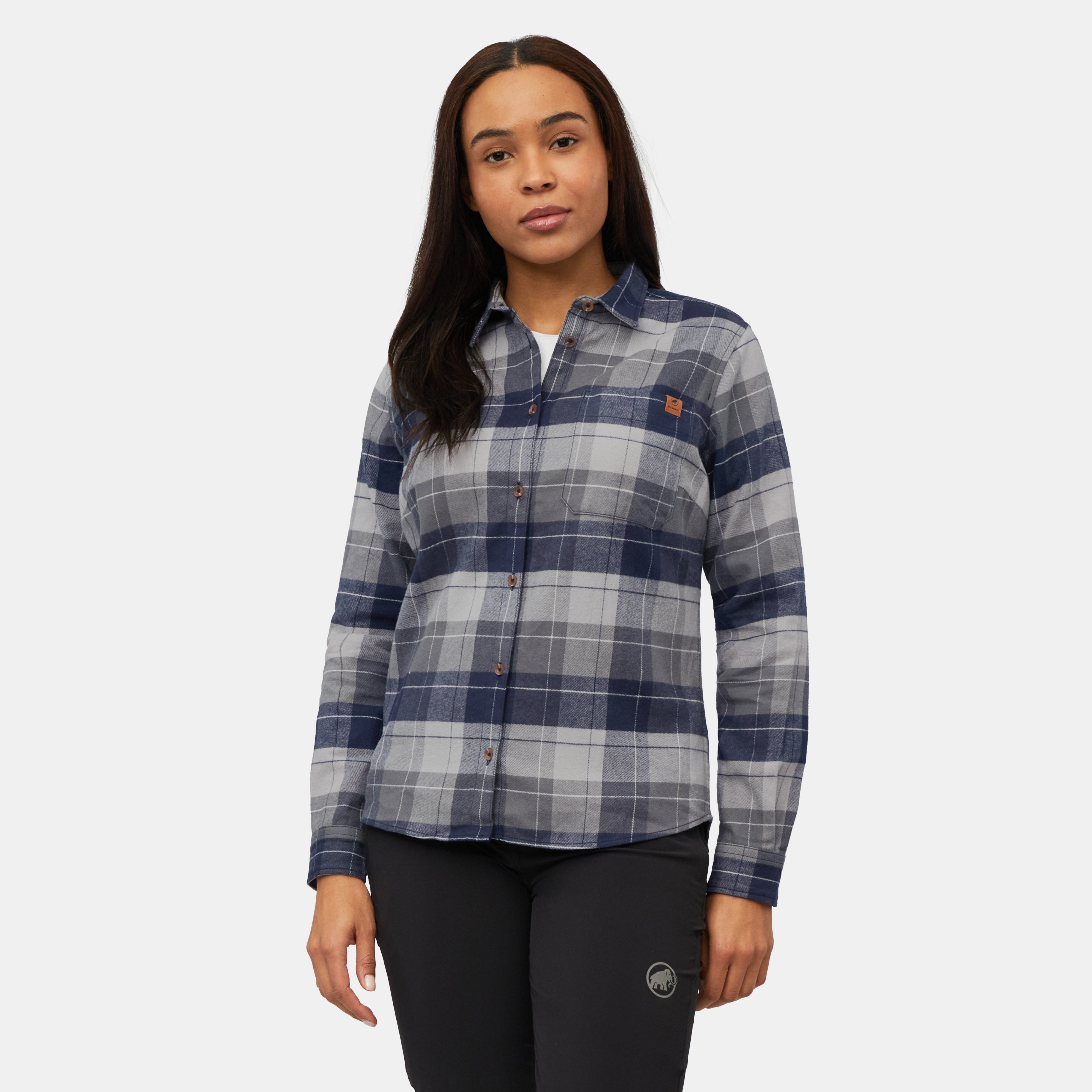 Mammut Mtn. Pro 2.0 Longsleeve Shirt Women, steel-marine - Steel-marine
