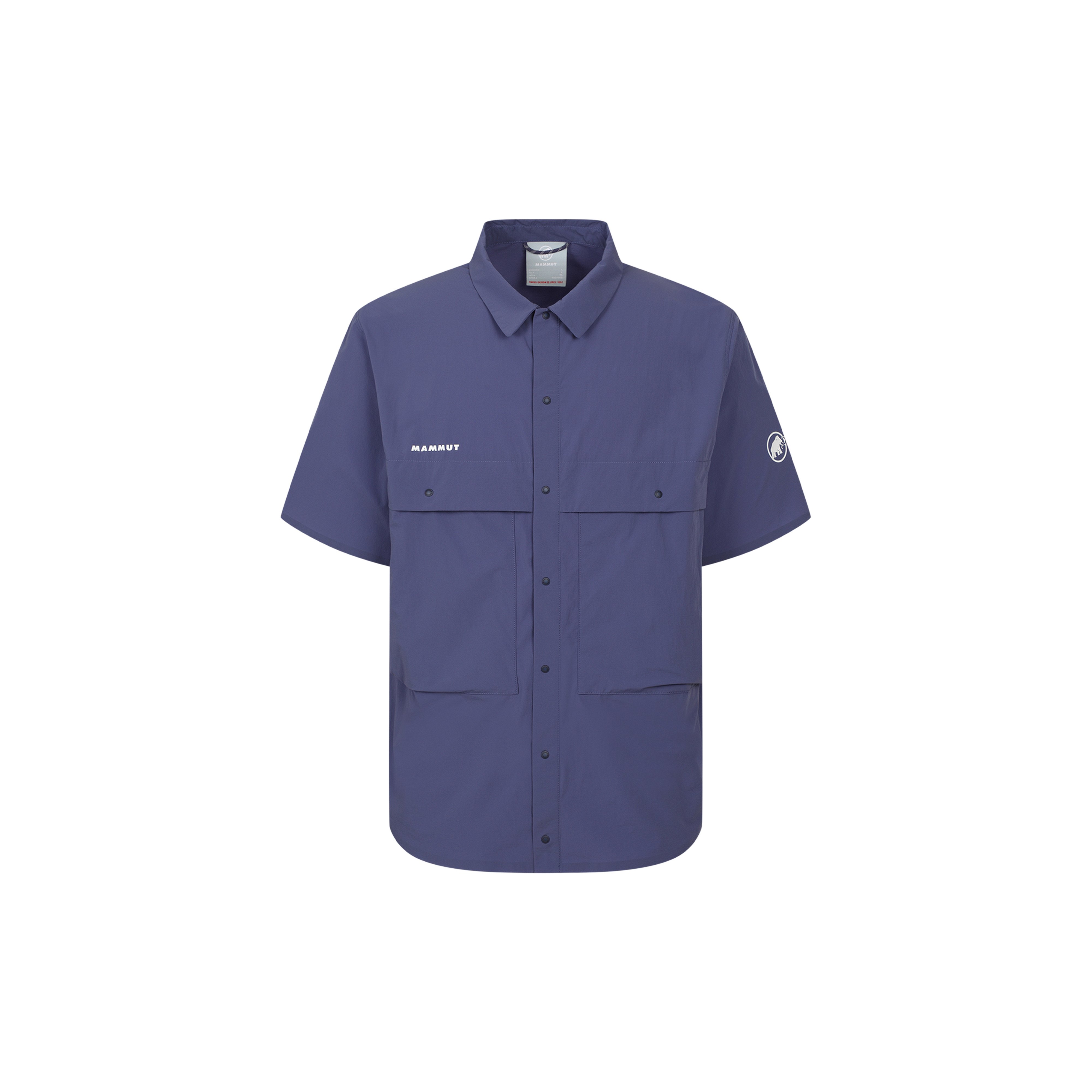 Mammut Valley Shirt Men - Creas black/Lapis blue/Future dusk - Thumbnail