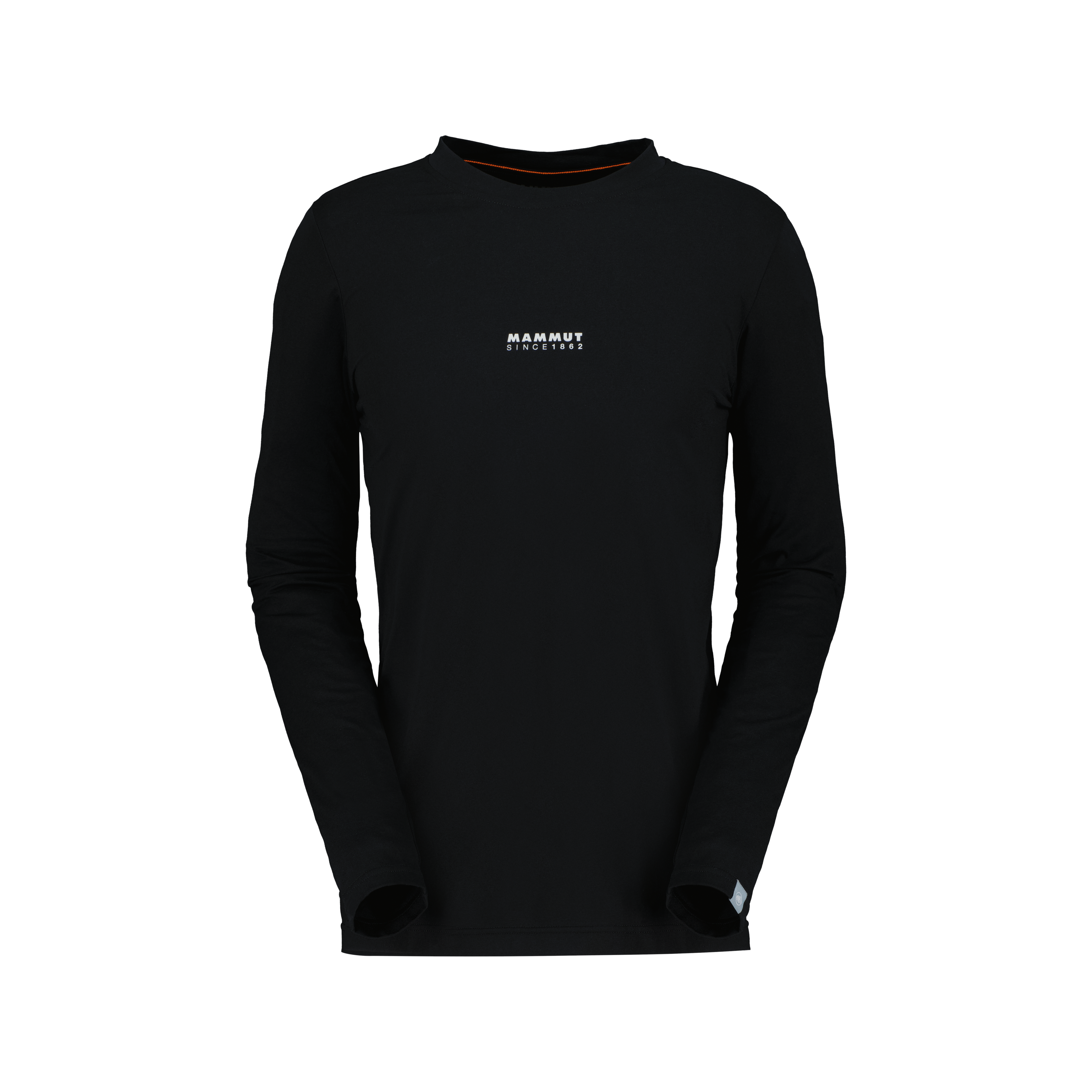 Mammut QD Logo Print Longsleeve T-shirts AF Men, black PRT1 - Black PRT1 - Thumbnail