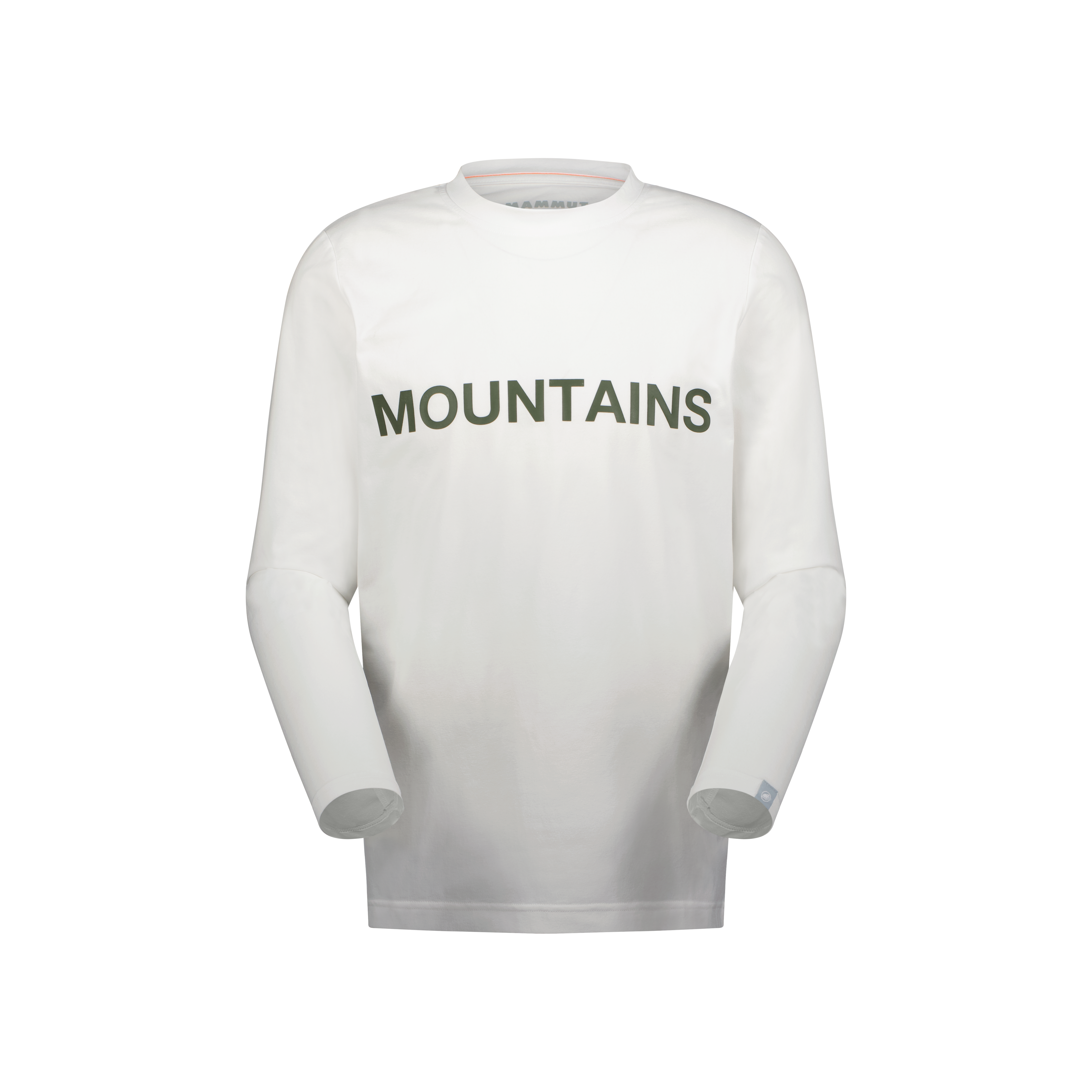 Mammut QD Logo Print Longsleeve T-shirts AF Men, white PRT4 - White PRT4 - Thumbnail