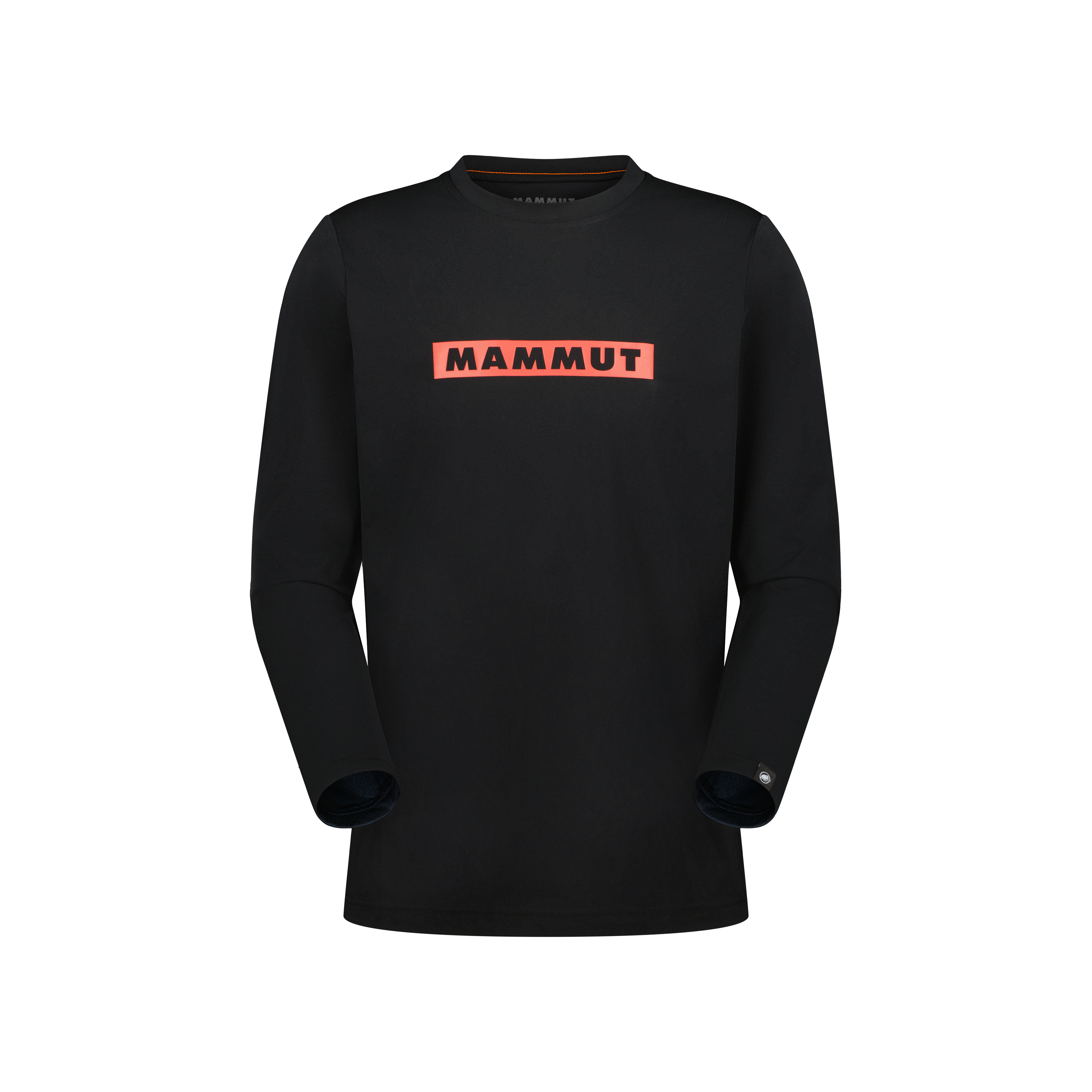 Mammut QD Logo Print Longsleeve T-shirts AF Men, black-mammut red PRT2 - Black-mammut red PRT2 - Thumbnail