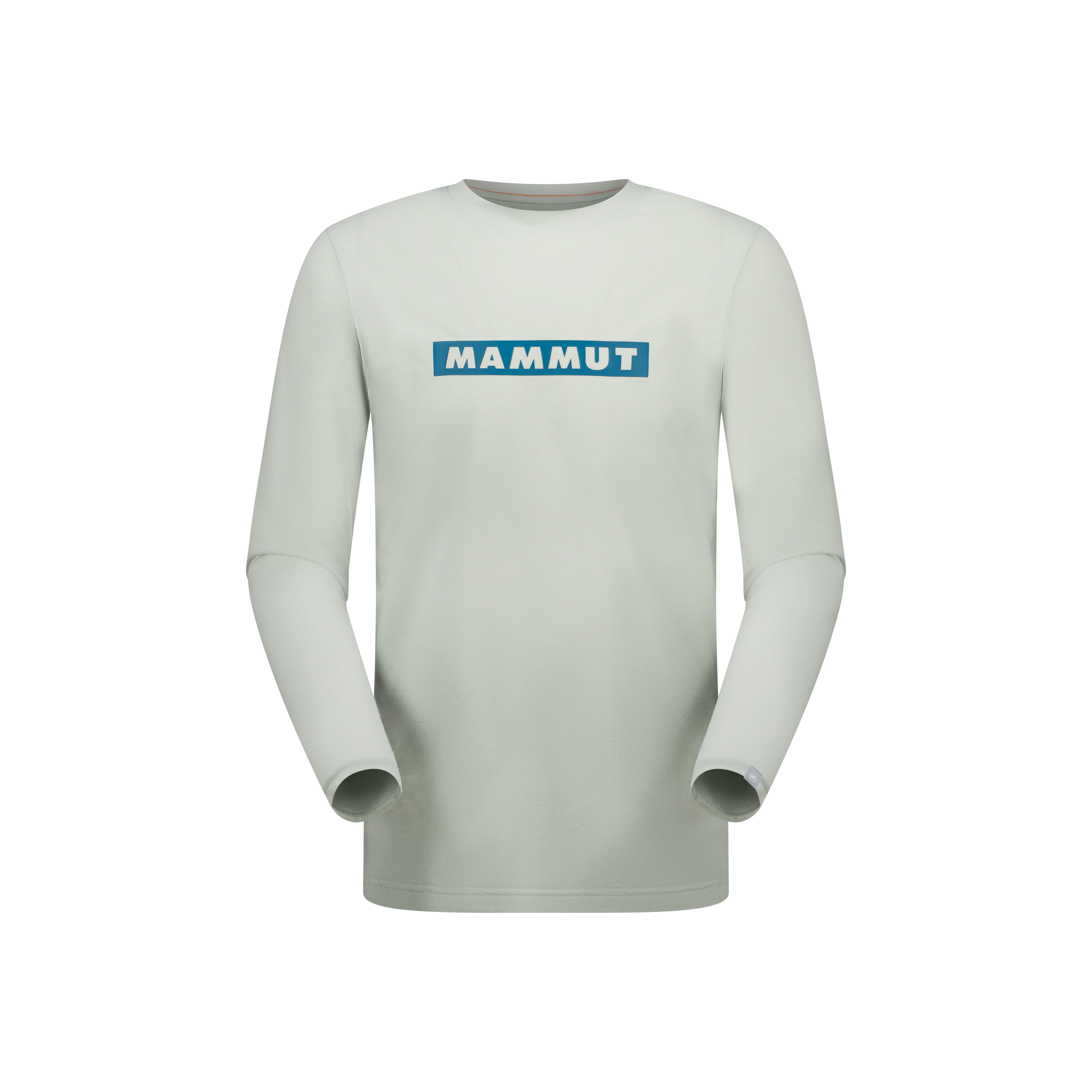 Mammut QD Logo Print Longsleeve T-shirts AF Men, silver sage PRT2 - Silver sage PRT2 - Thumbnail