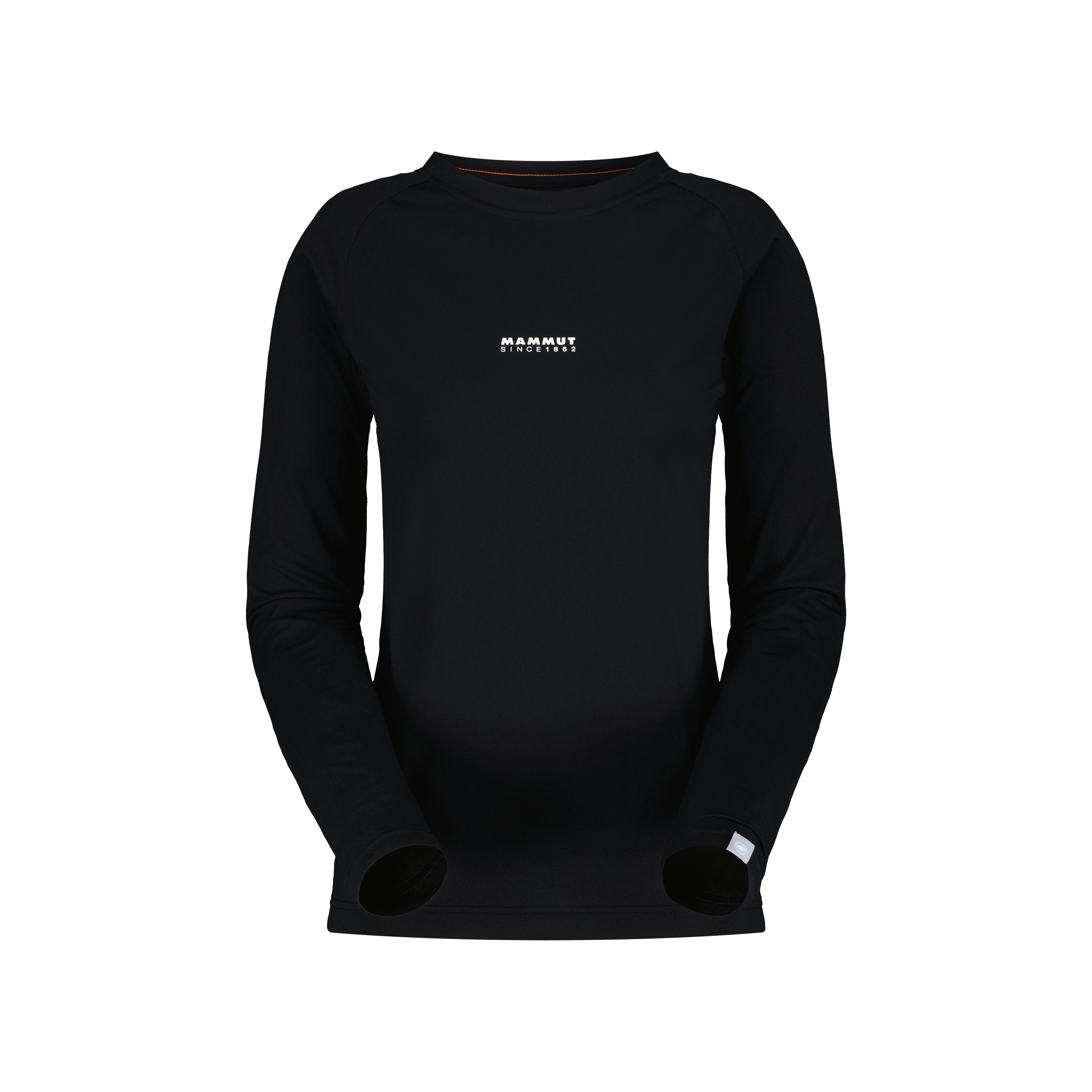 Mammut QD Logo Print Longsleeve T-shirts AF Women, black PRT1 - Black PRT1 - Thumbnail