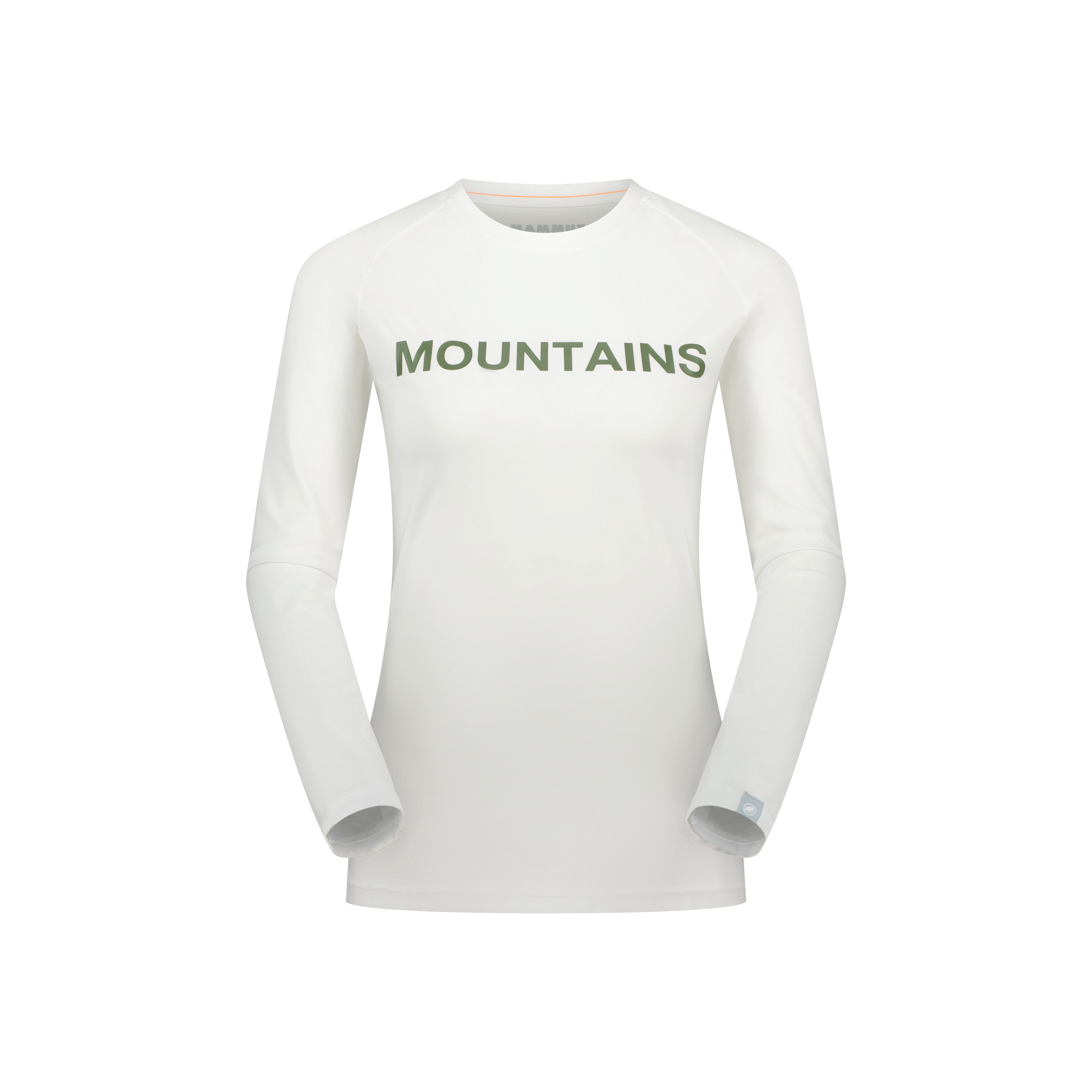 Mammut QD Logo Print Longsleeve T-shirts AF Women, white PRT4 - White PRT4 - Thumbnail