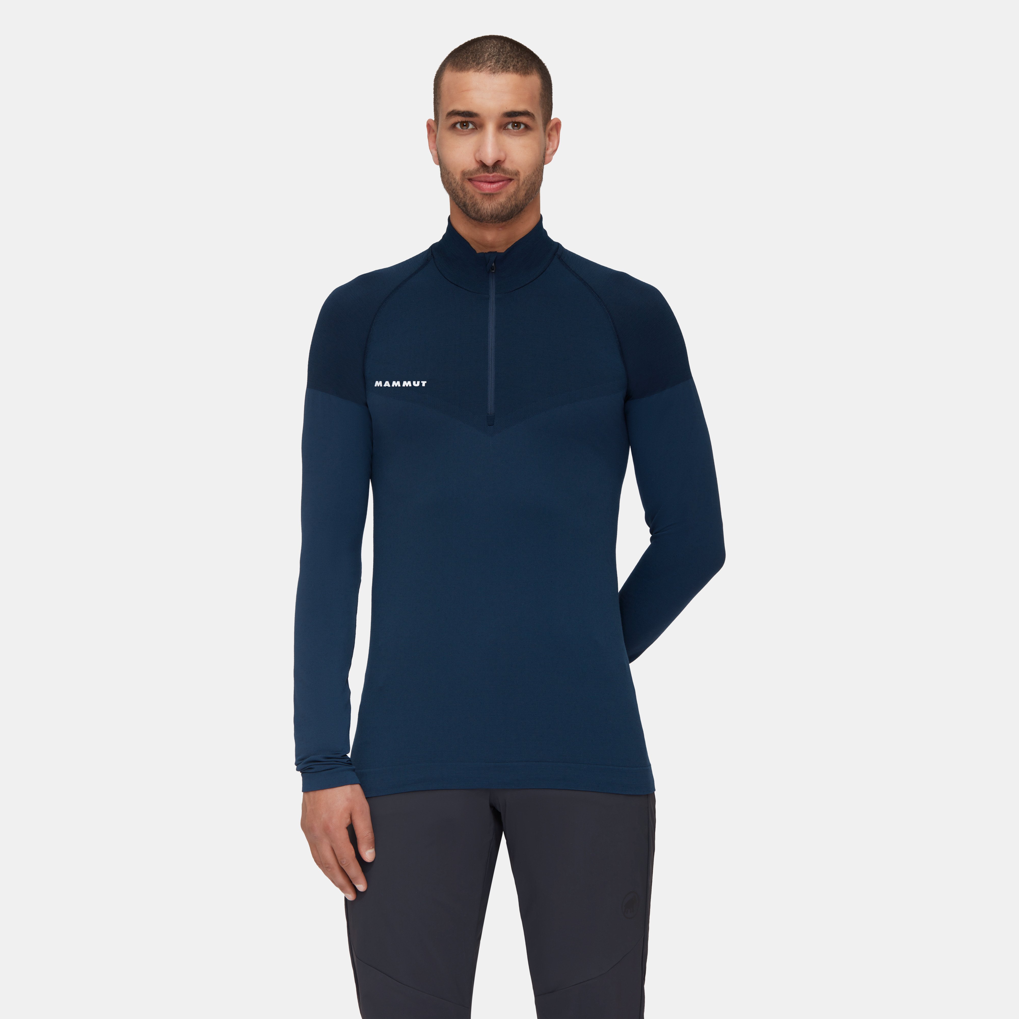 Mammut Trift Half Zip Longsleeve Men, marine - Marine